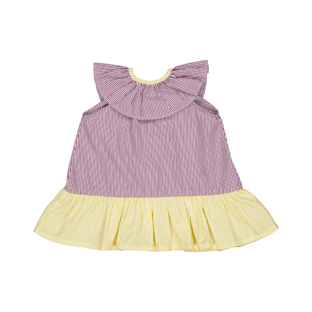 Chemise Hortense - Rayures bordeaux