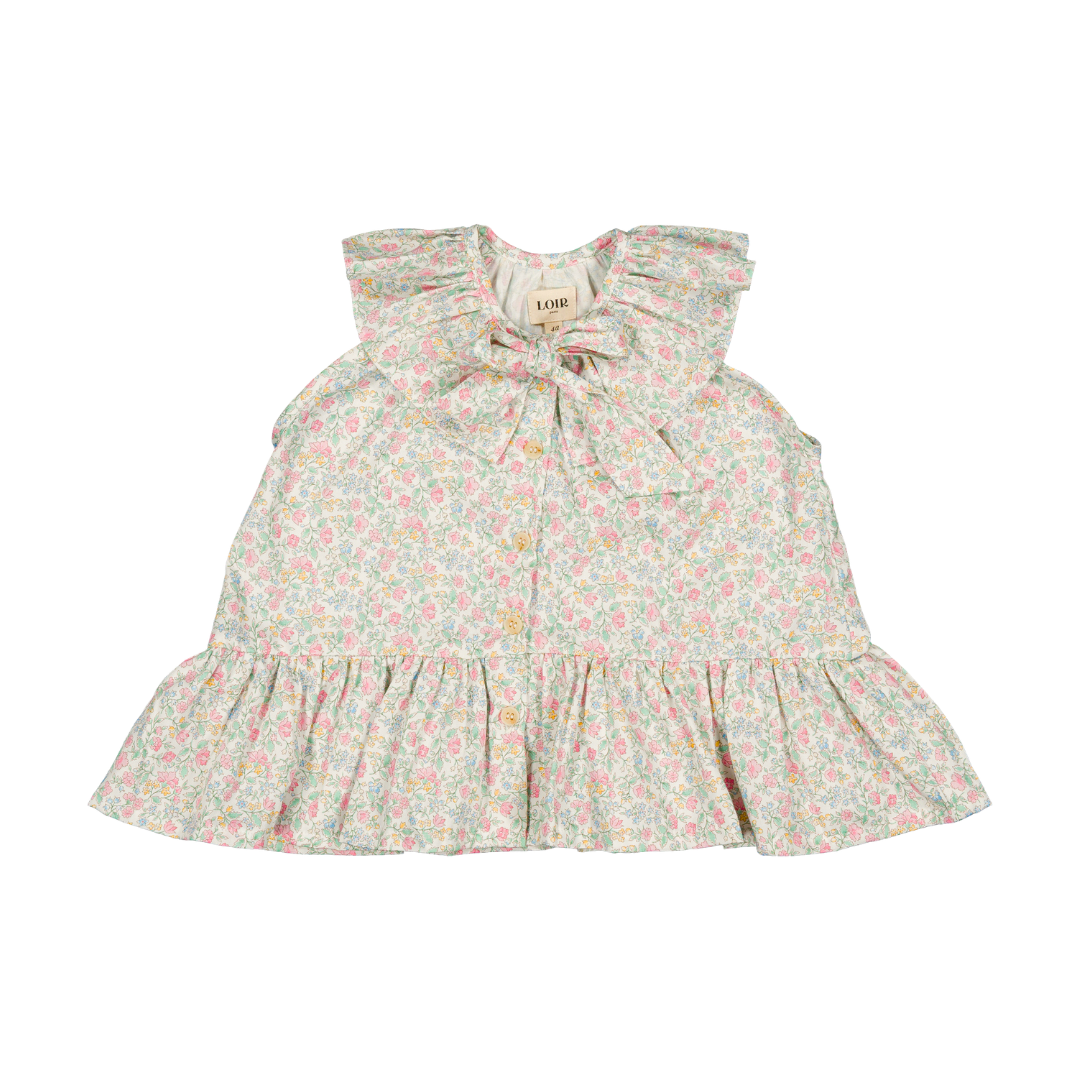 Chemise Hortense - Fleurs roses