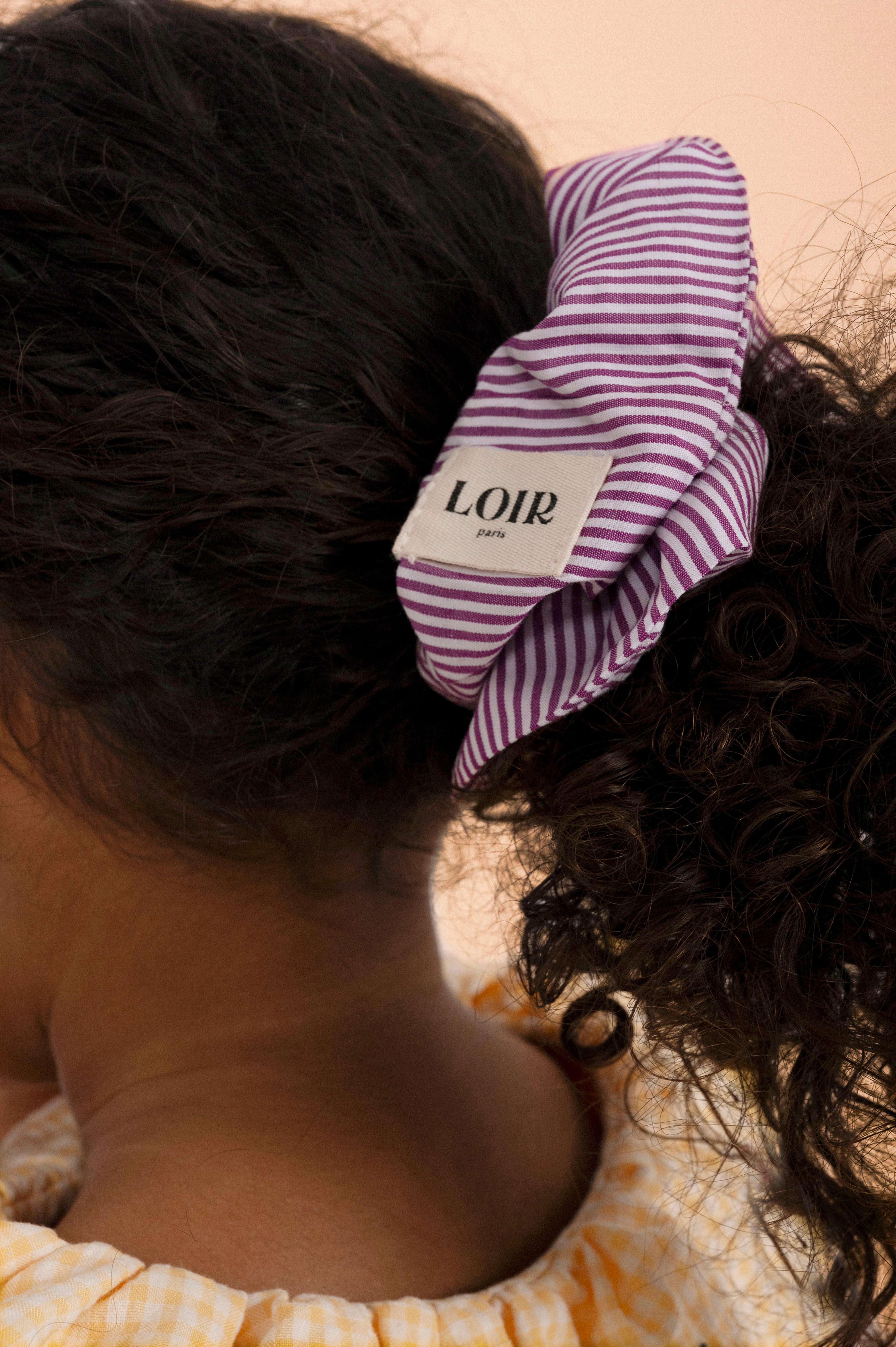 Chouchou Lou - Rayures bordeaux