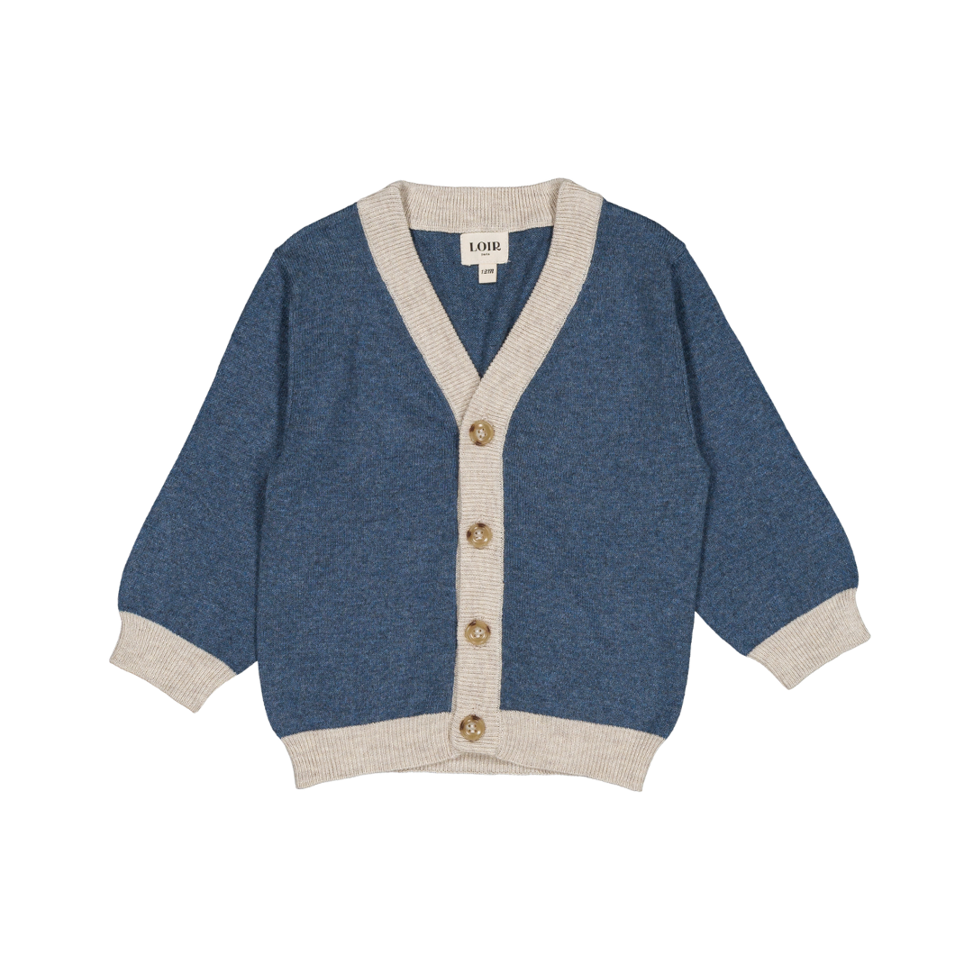Cardigan Vassili - Bleu embrun