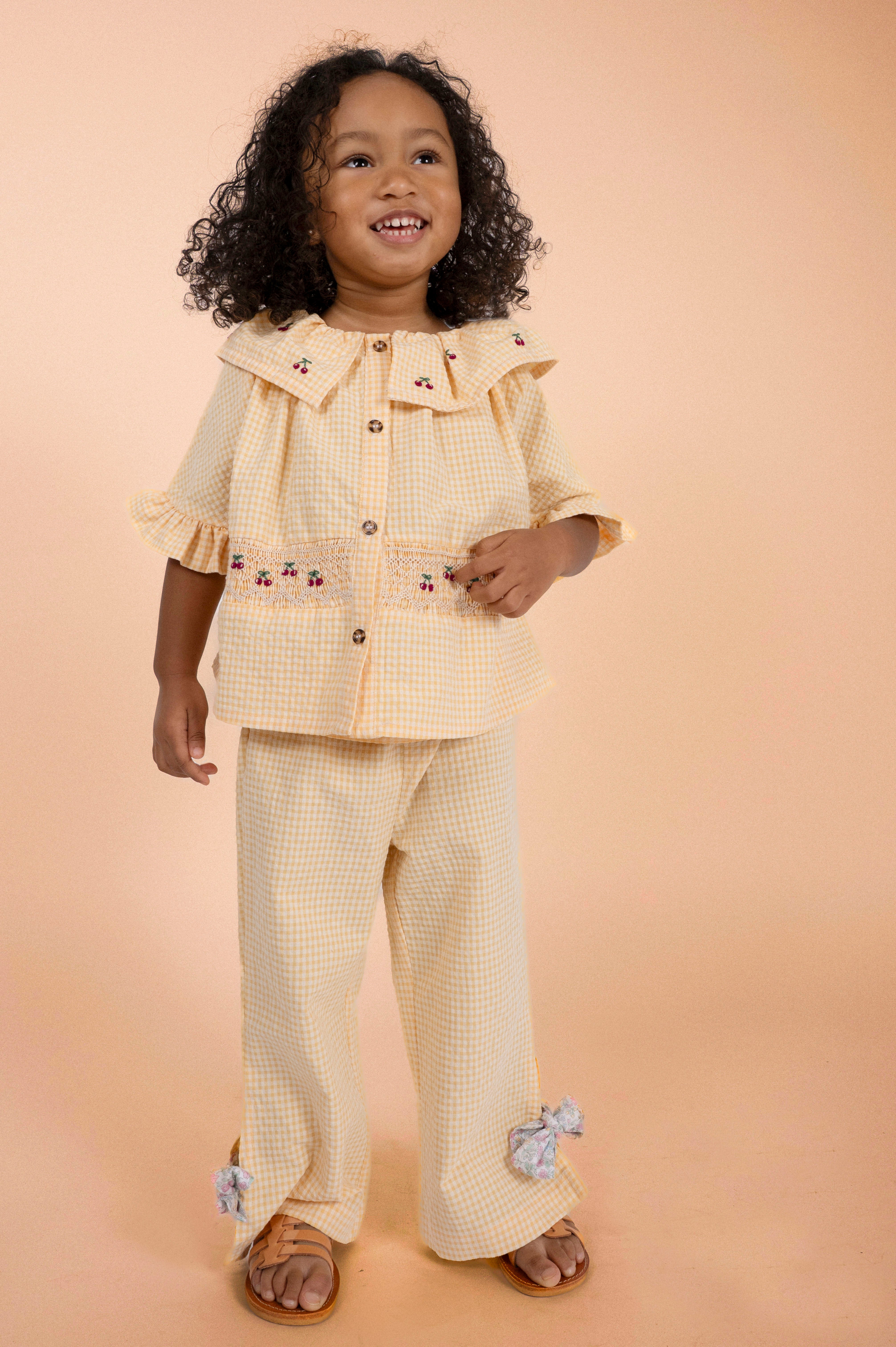 Chemise Zita - Vichy jaune