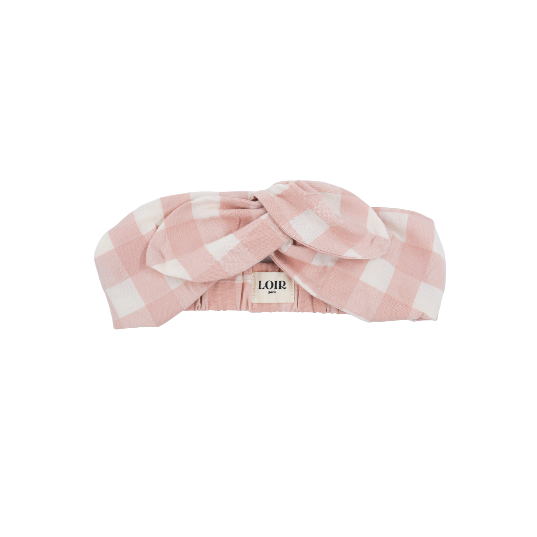 SS24 - LPC by LOIR - PIA Headband - Pink Checks
