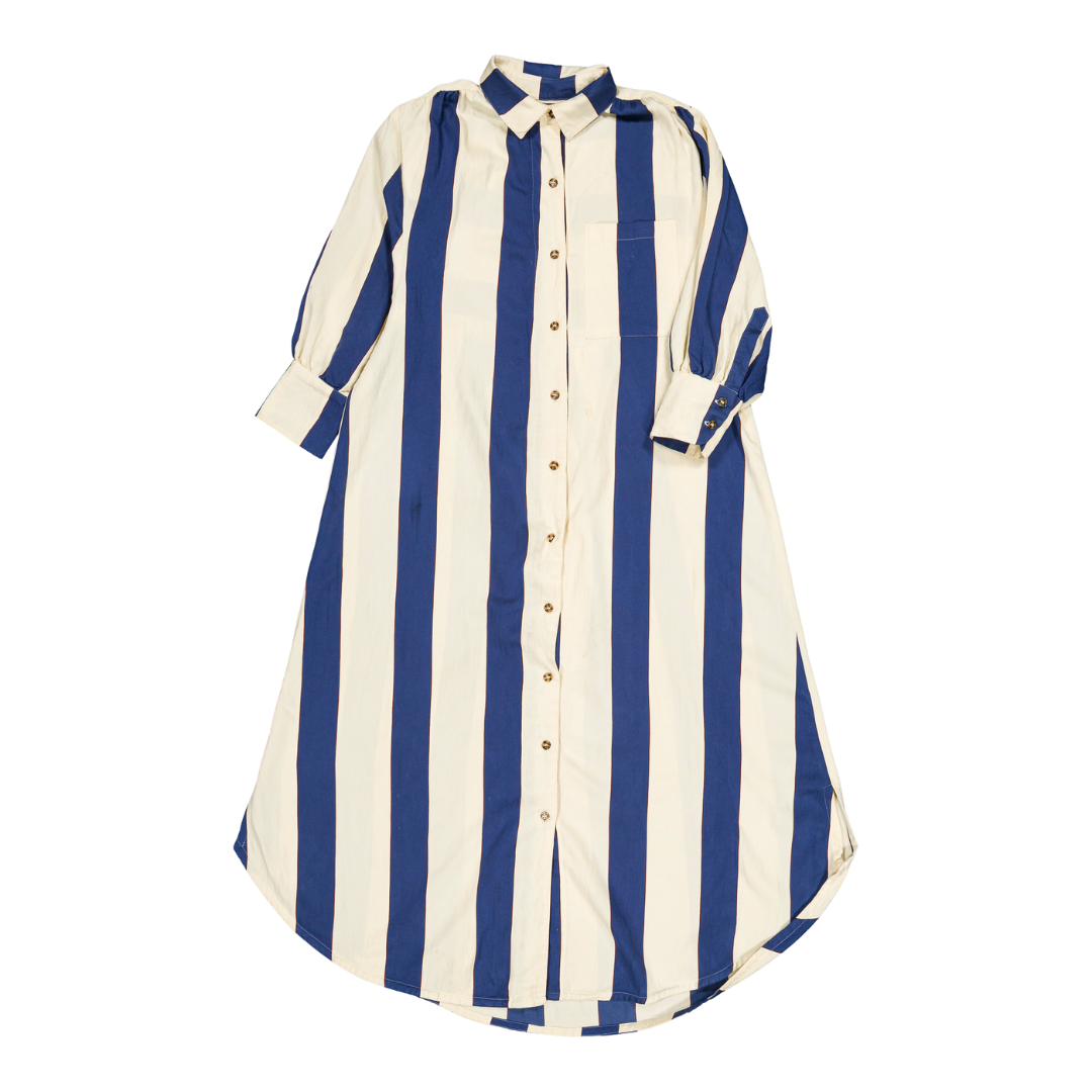 Robe Fresa - Madame - Maxi rayures bleues