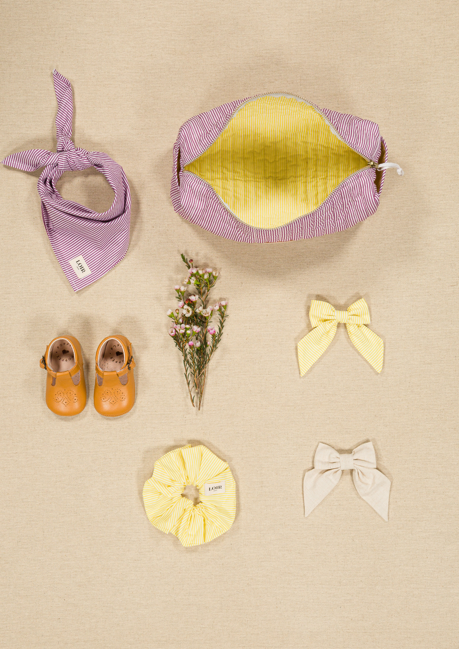 Chouchou Lou - Rayures jaunes