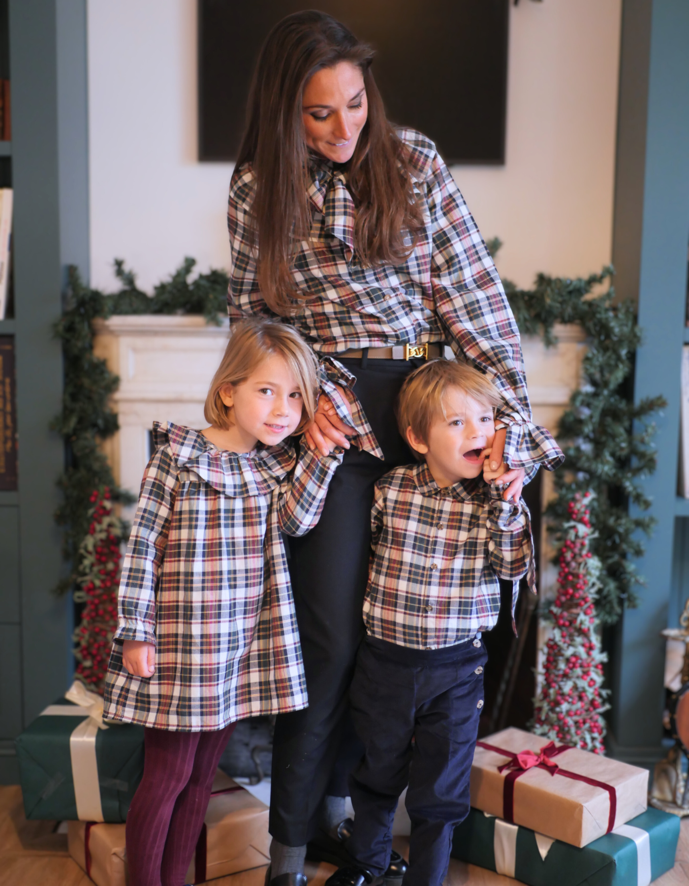 Chemise EDMA - Tartan de Noël