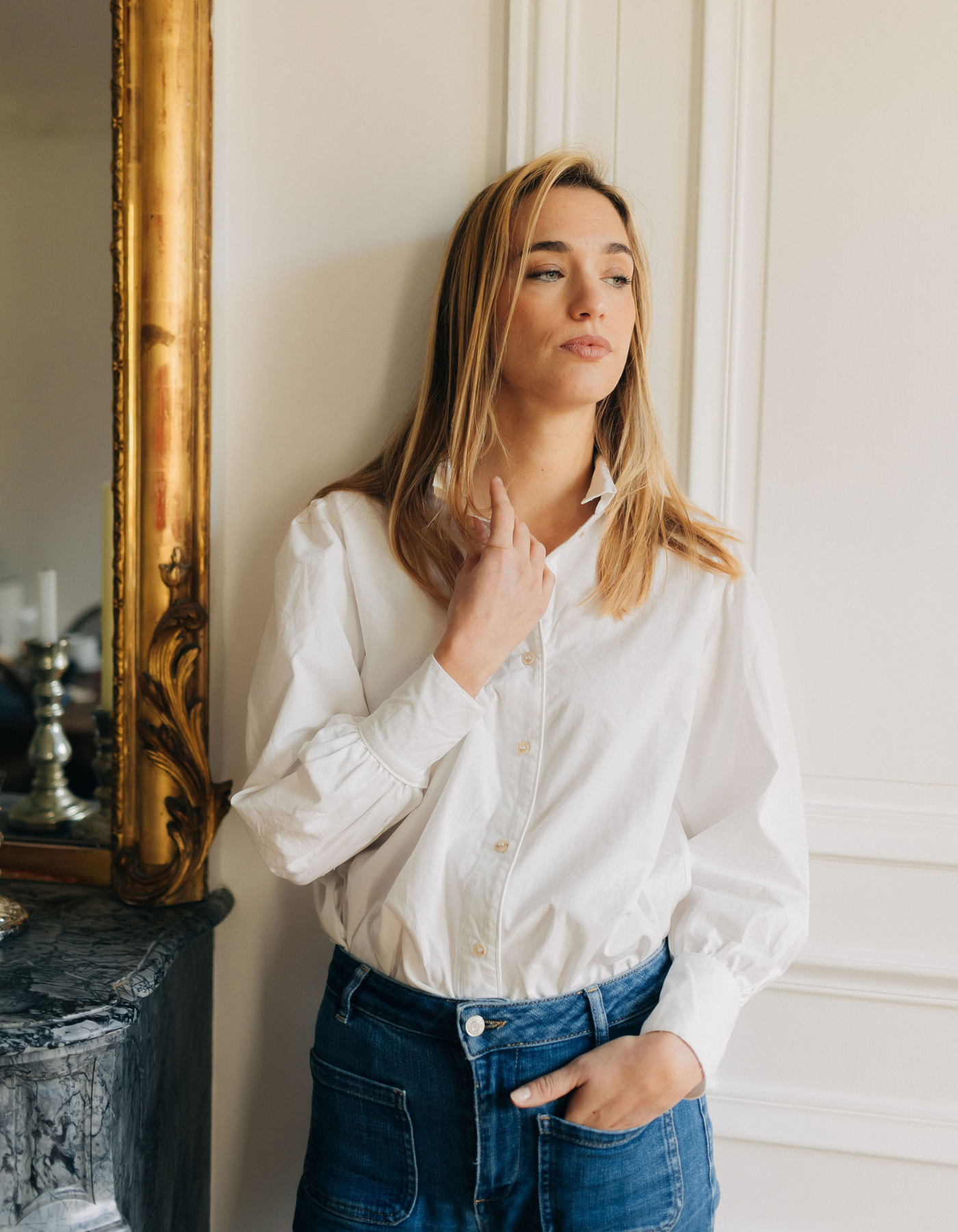 Chemise ALIETTE - Blanche