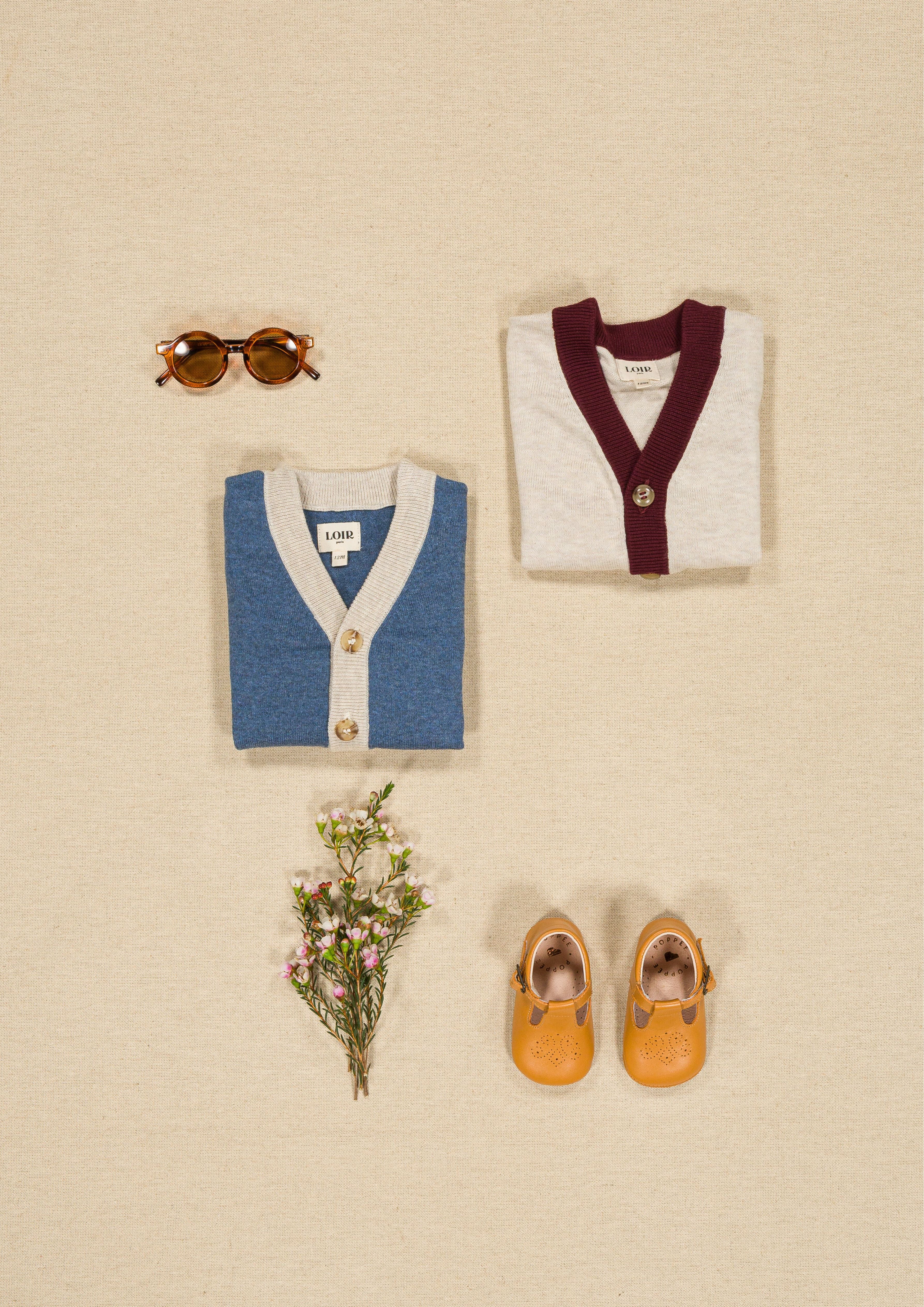 Cardigan Vassili - Bleu embrun