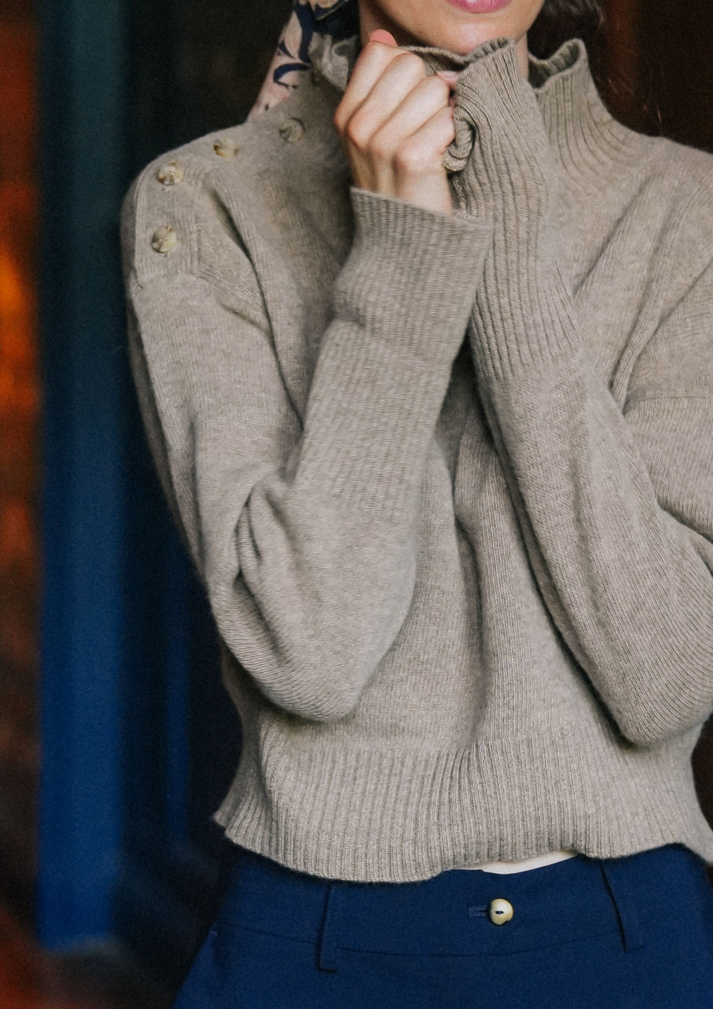 FW26 - MADAME - PULL SIMONE - BEIGE