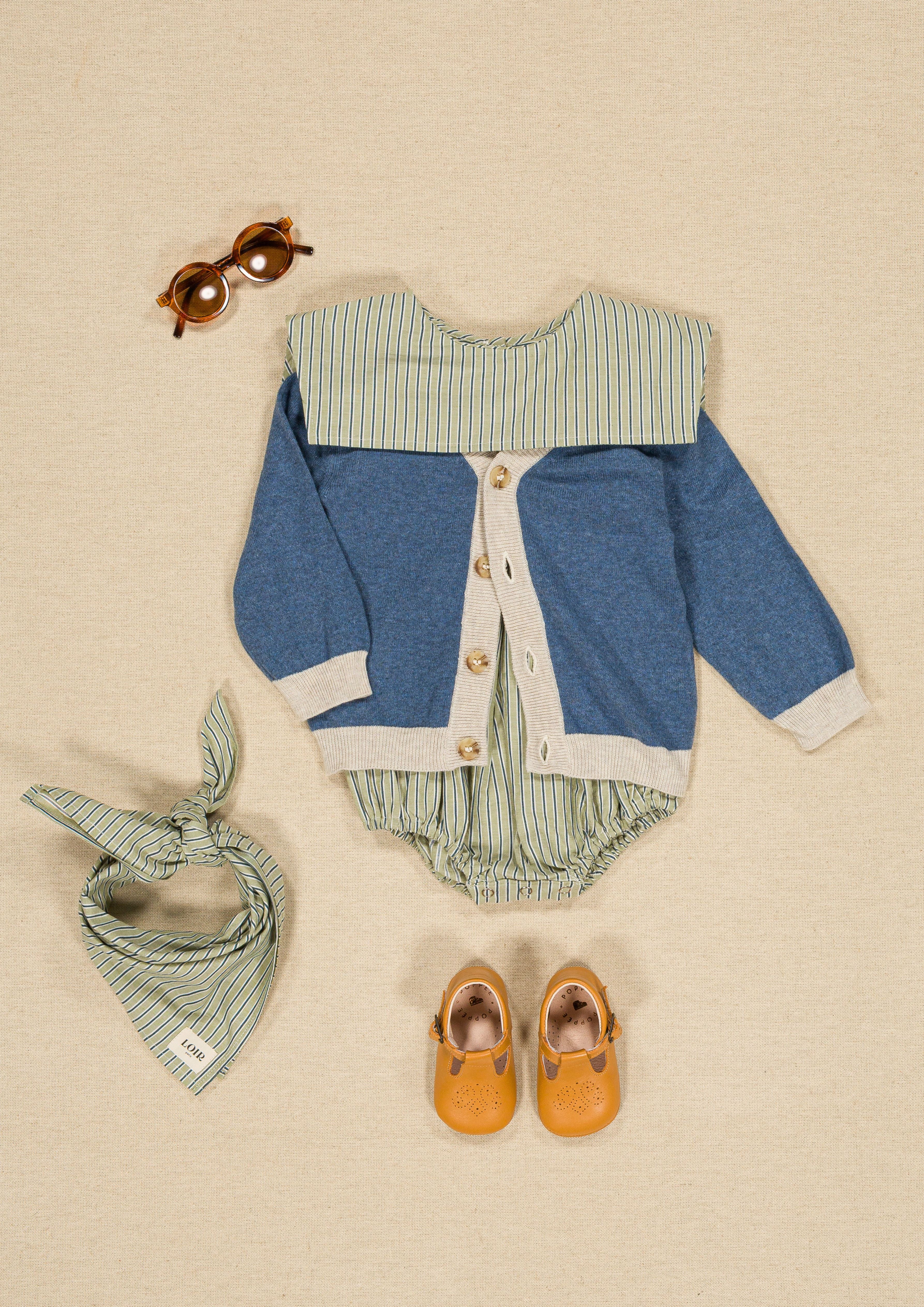 Cardigan Vassili - Bleu embrun