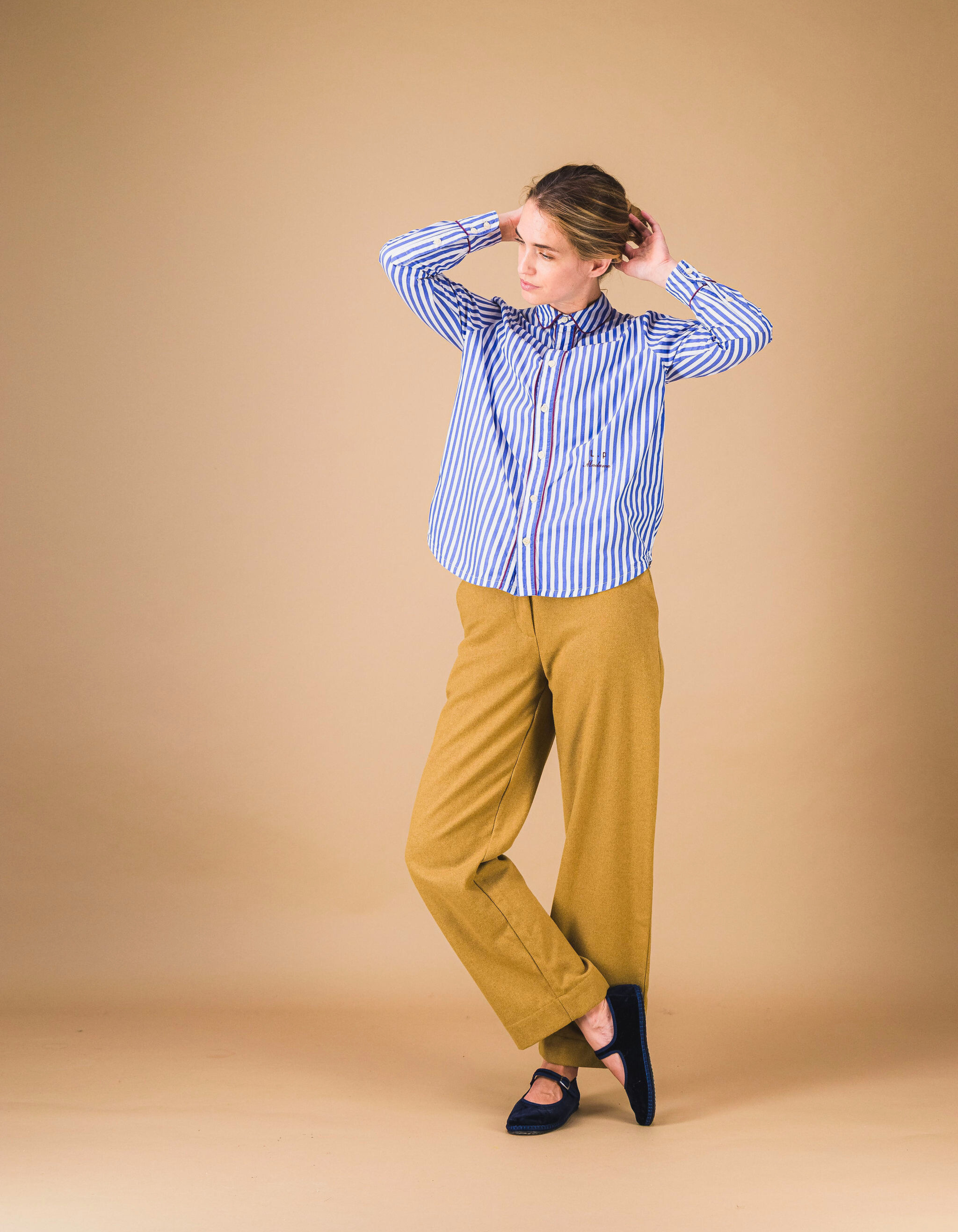 Chemise ROSA - Rayures bleues