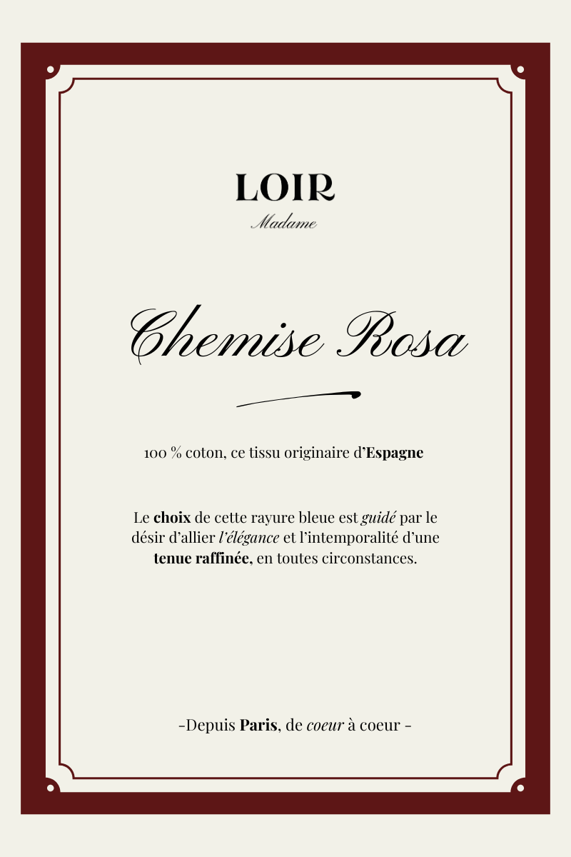 Chemise ROSA - Blanche