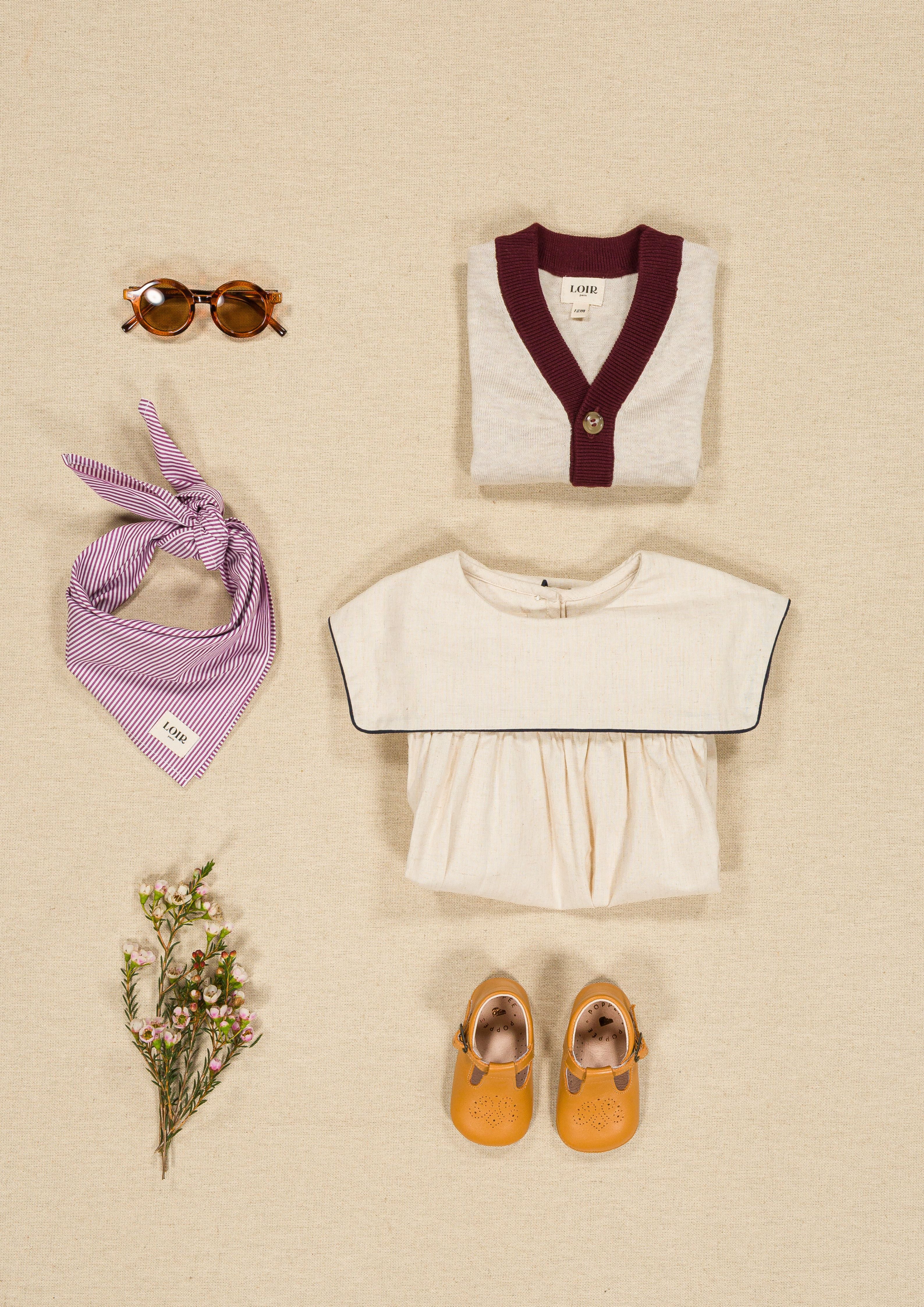 Barboteuse Melchior - Lin écru