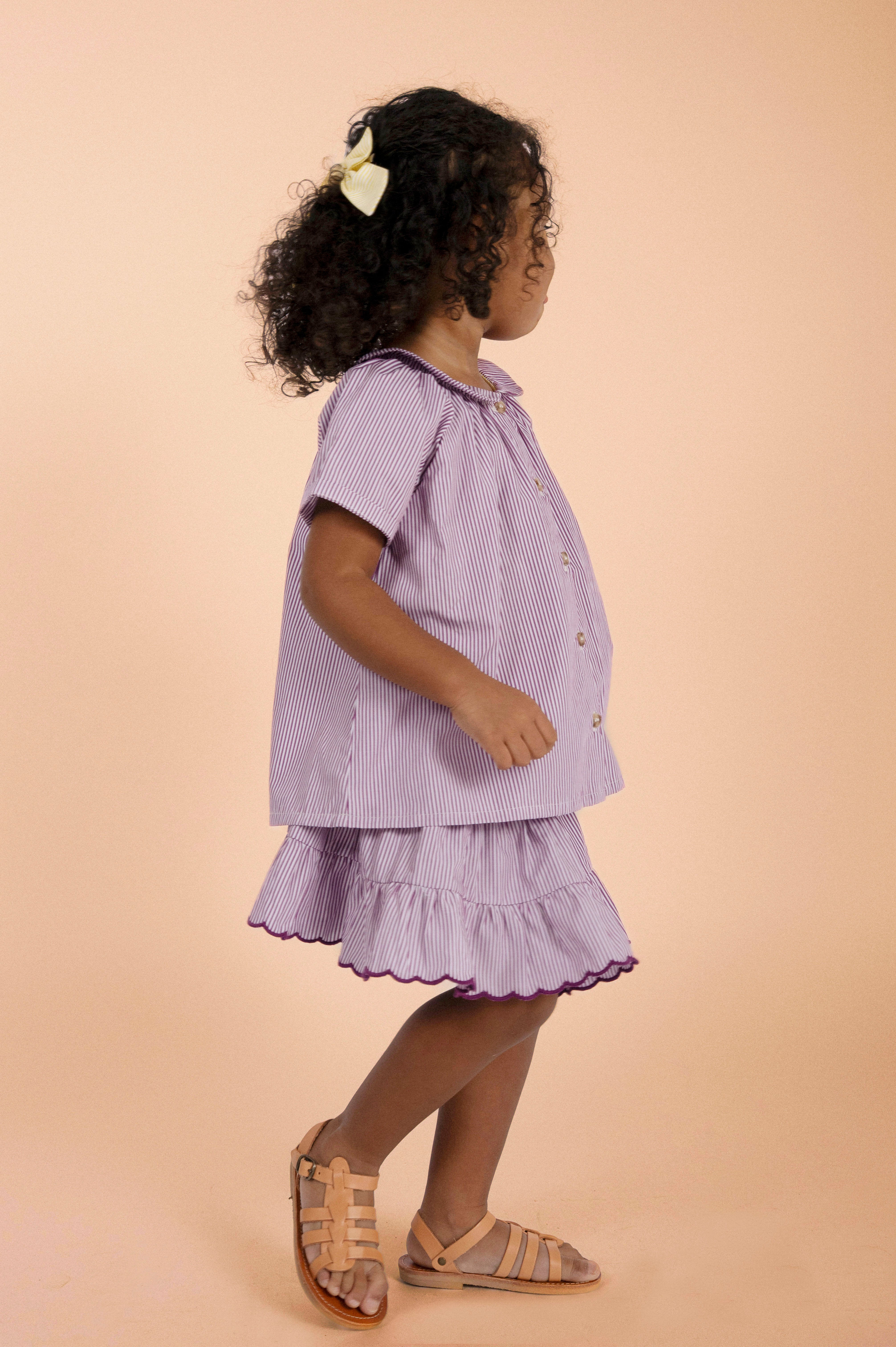 Chemise Cezanne - Rayures bordeaux