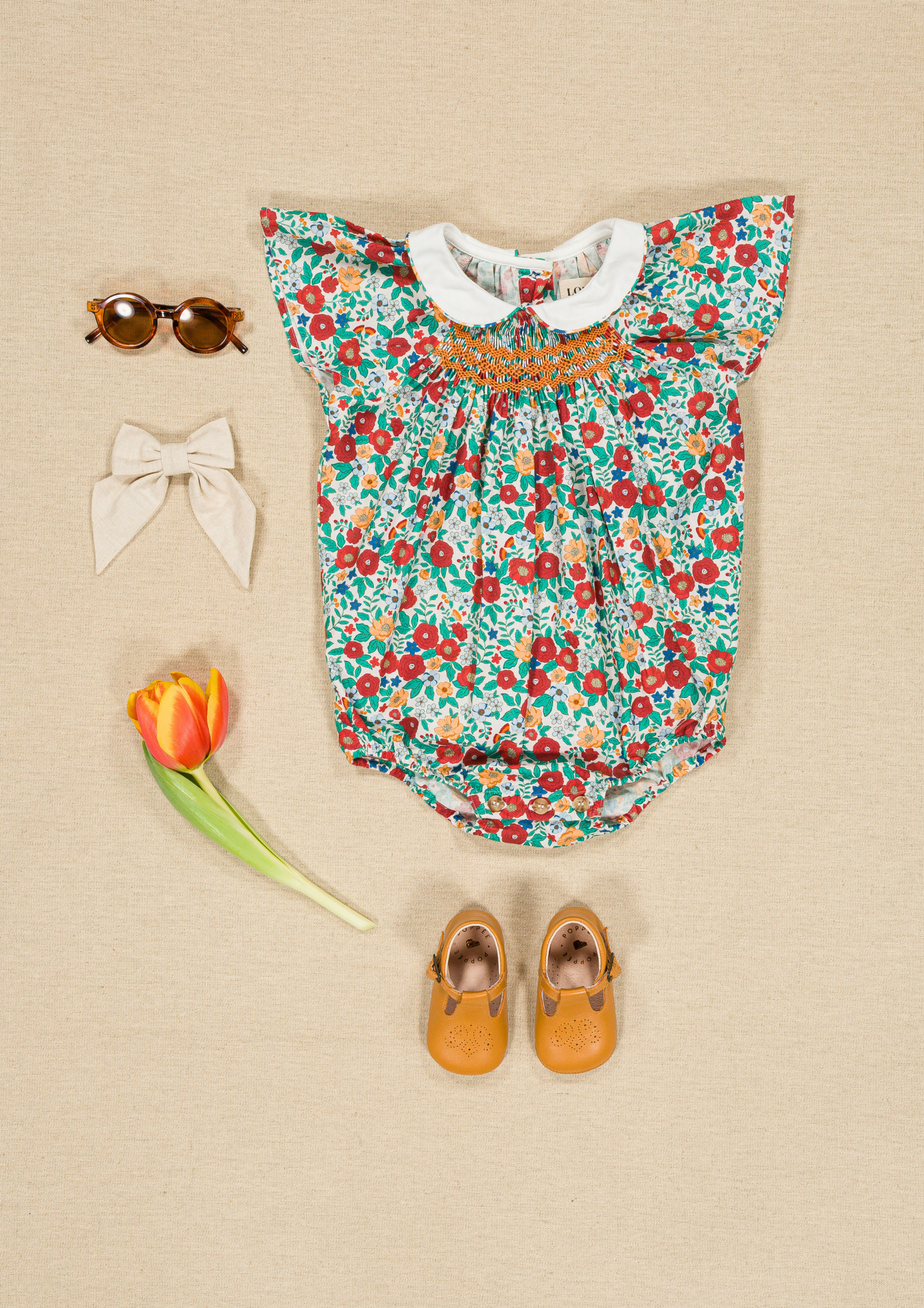 Barrette Carlotta - Lin écru