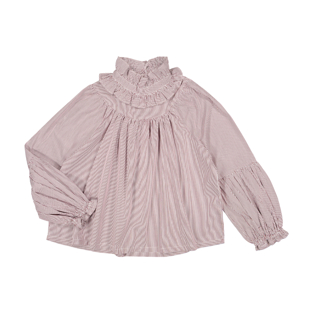 Blouse Esperance FEMME - Rayures Bordeaux