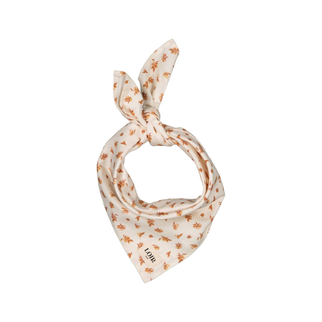 Foulard ALFRED - Plumetis citron exclusif LOIR paris®