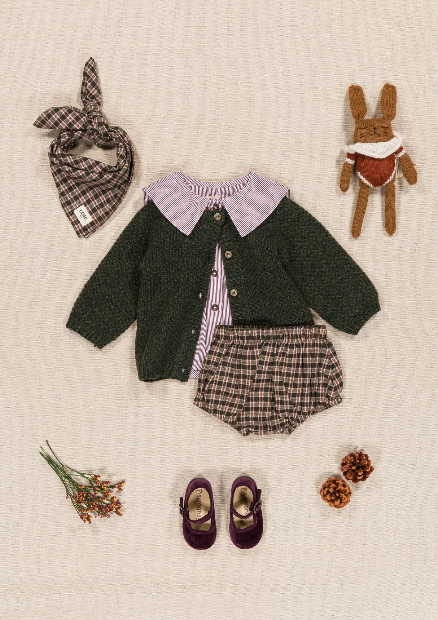 Bloomer Alice - Tartan gris