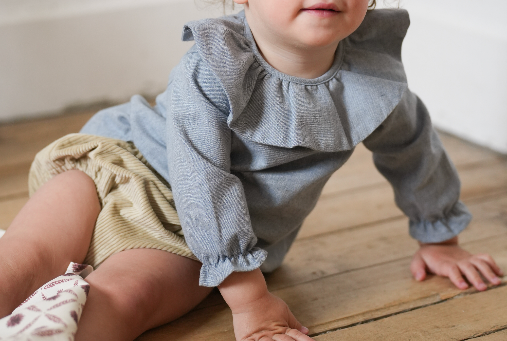 Bloomers ALICE apricot stripes