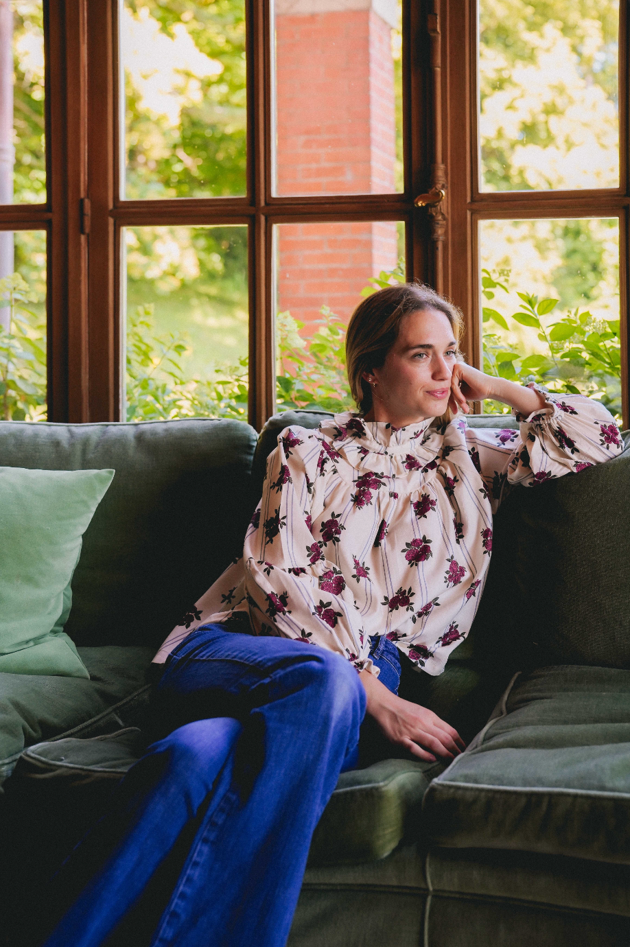 Blouse ESPERANCE - Pivoines