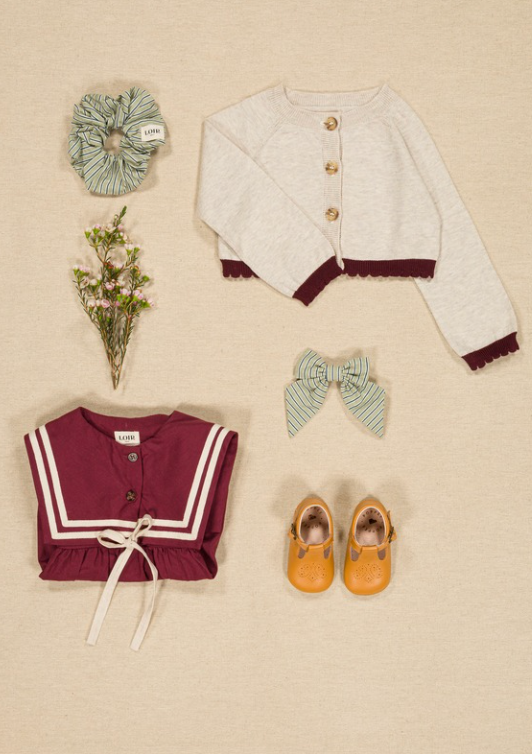 Chouchou Lou - Rayures menthe