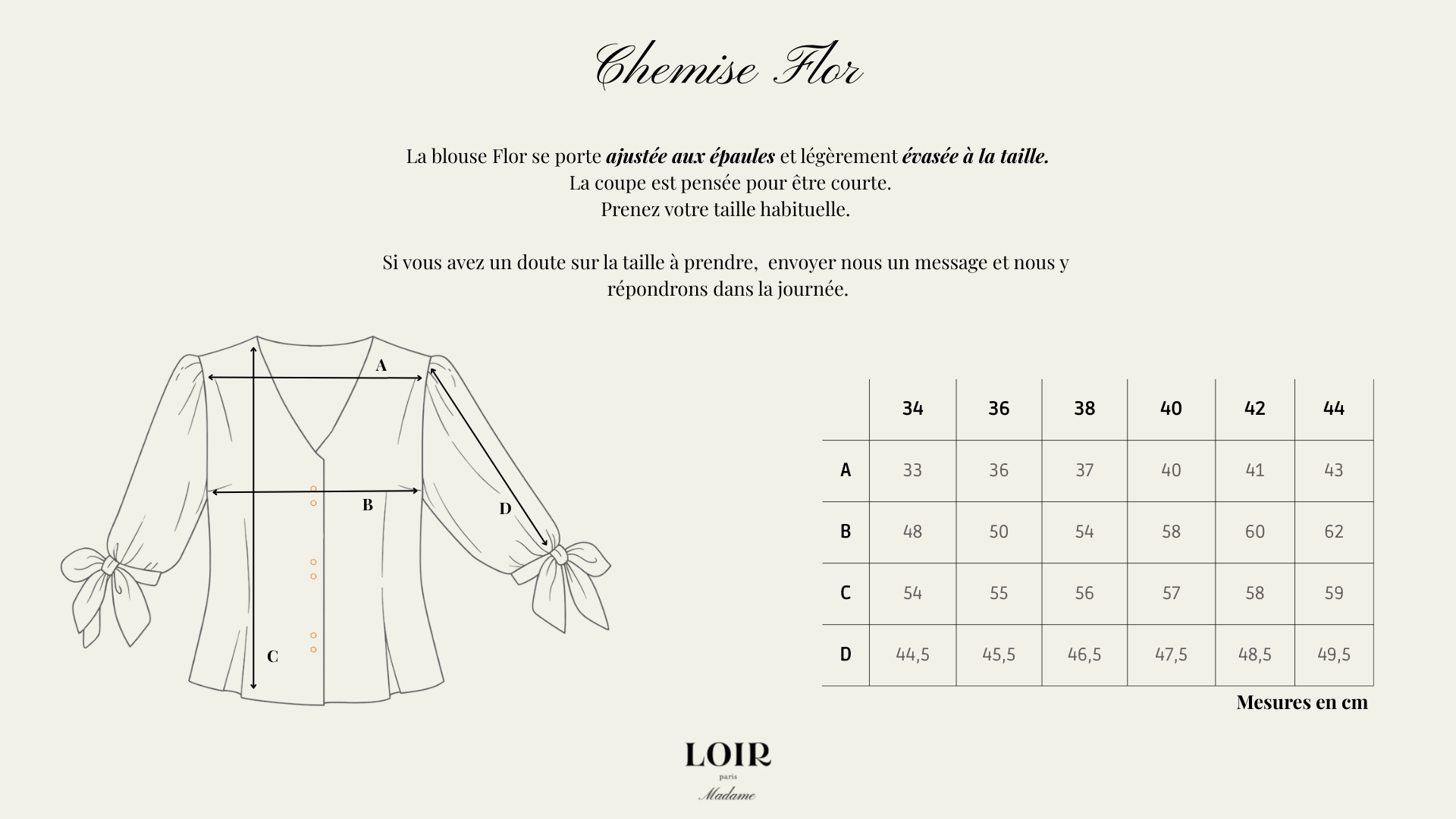 Chemise Flor - Madame - Blanc