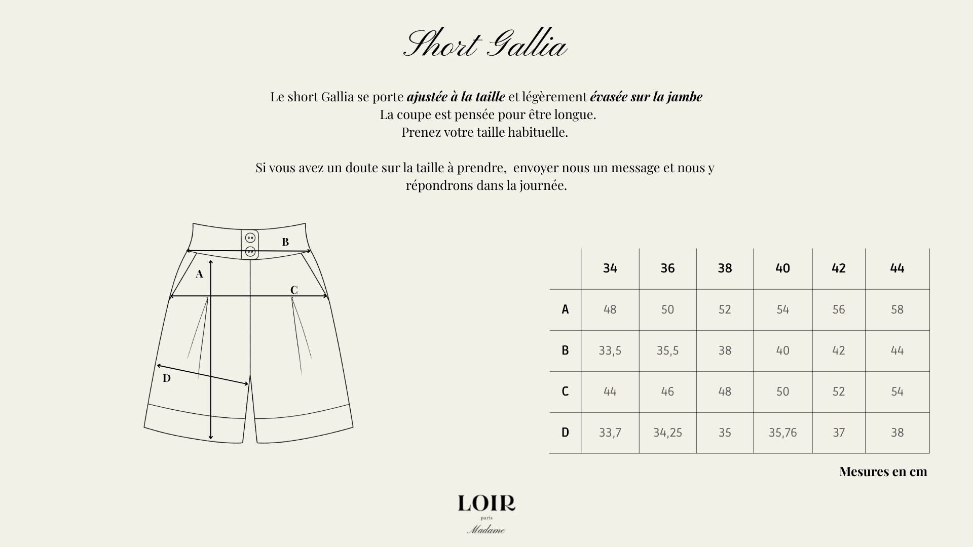 Short Gallia - Madame - Jacquard vert
