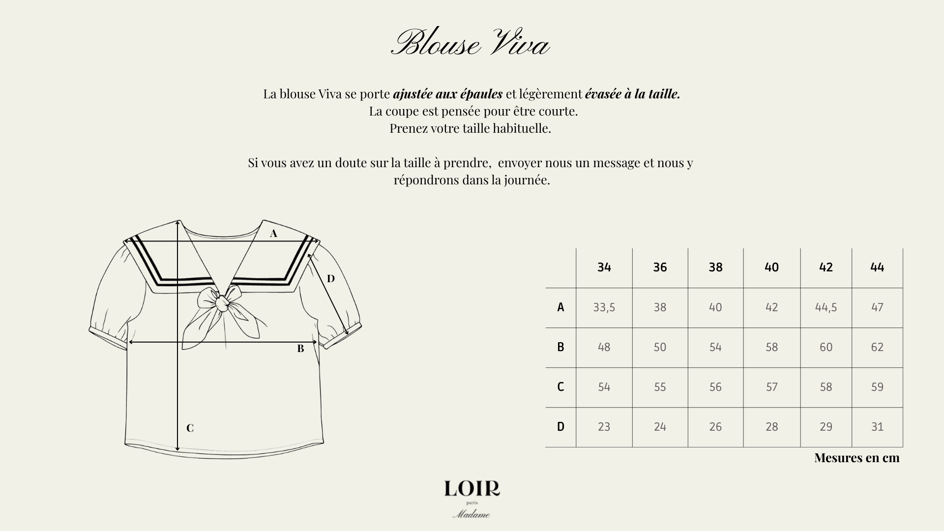 Blouse Viva - Madame  - Rayures menthe - PRÉCOMMANDE