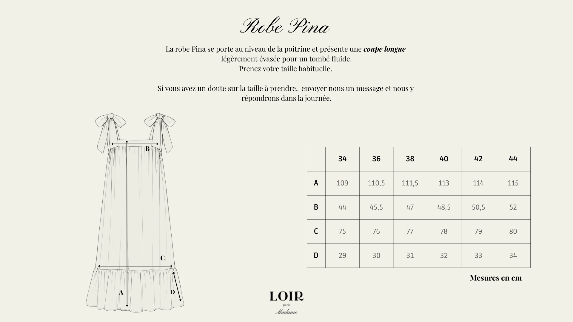 Robe Pina - Madame - Pivoine