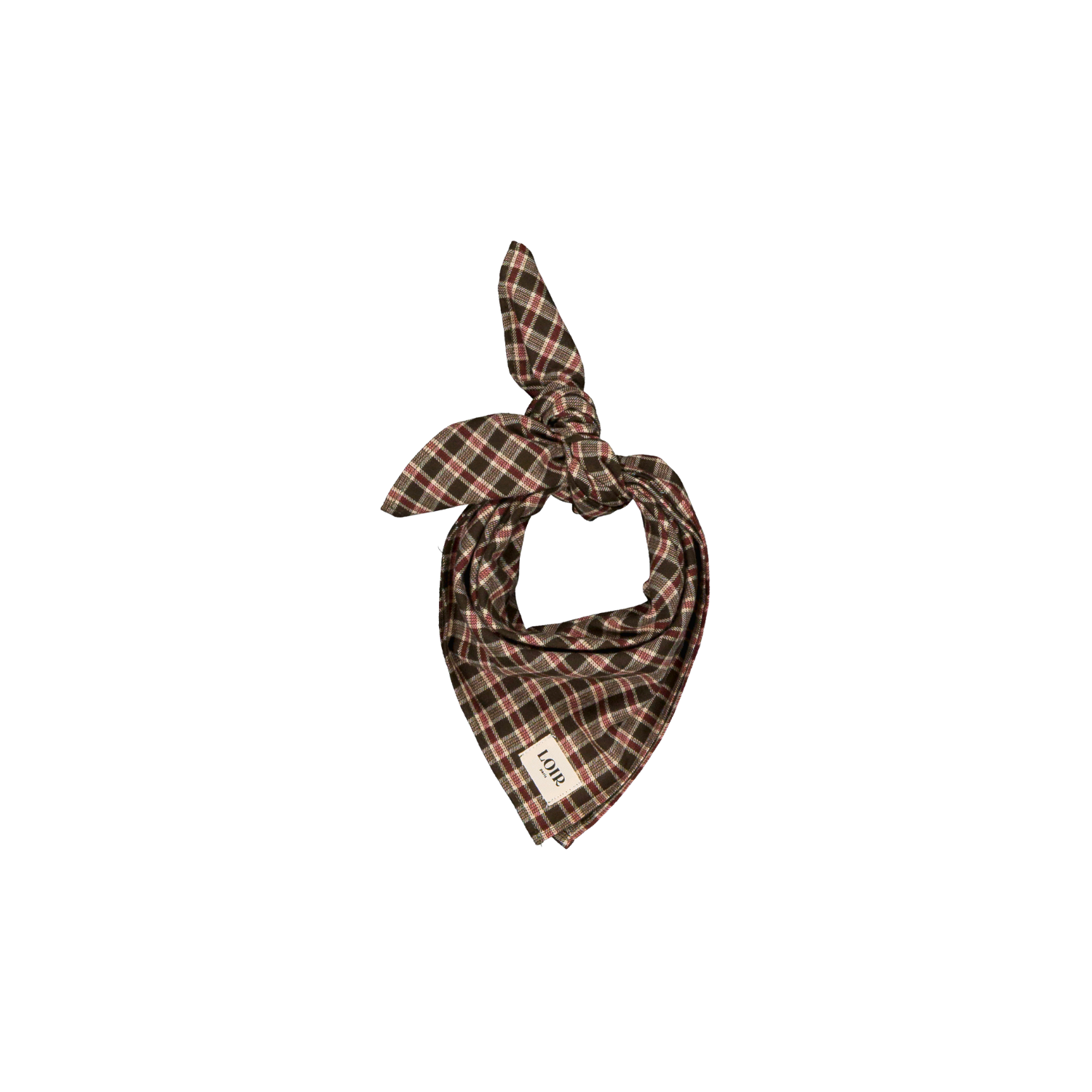 Foulard Alfred - Tartan gris