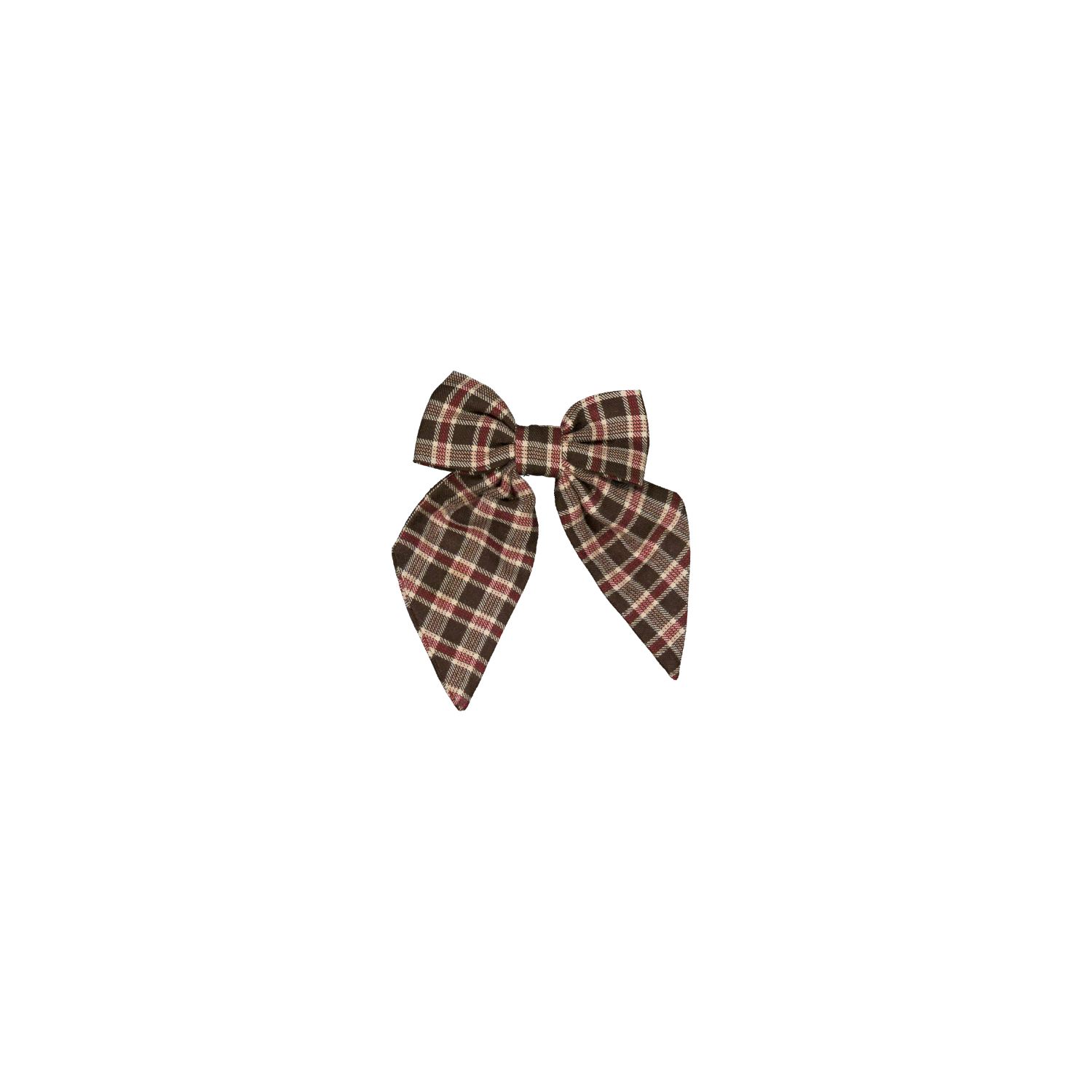 Barrette Carlotta - Tartan gris