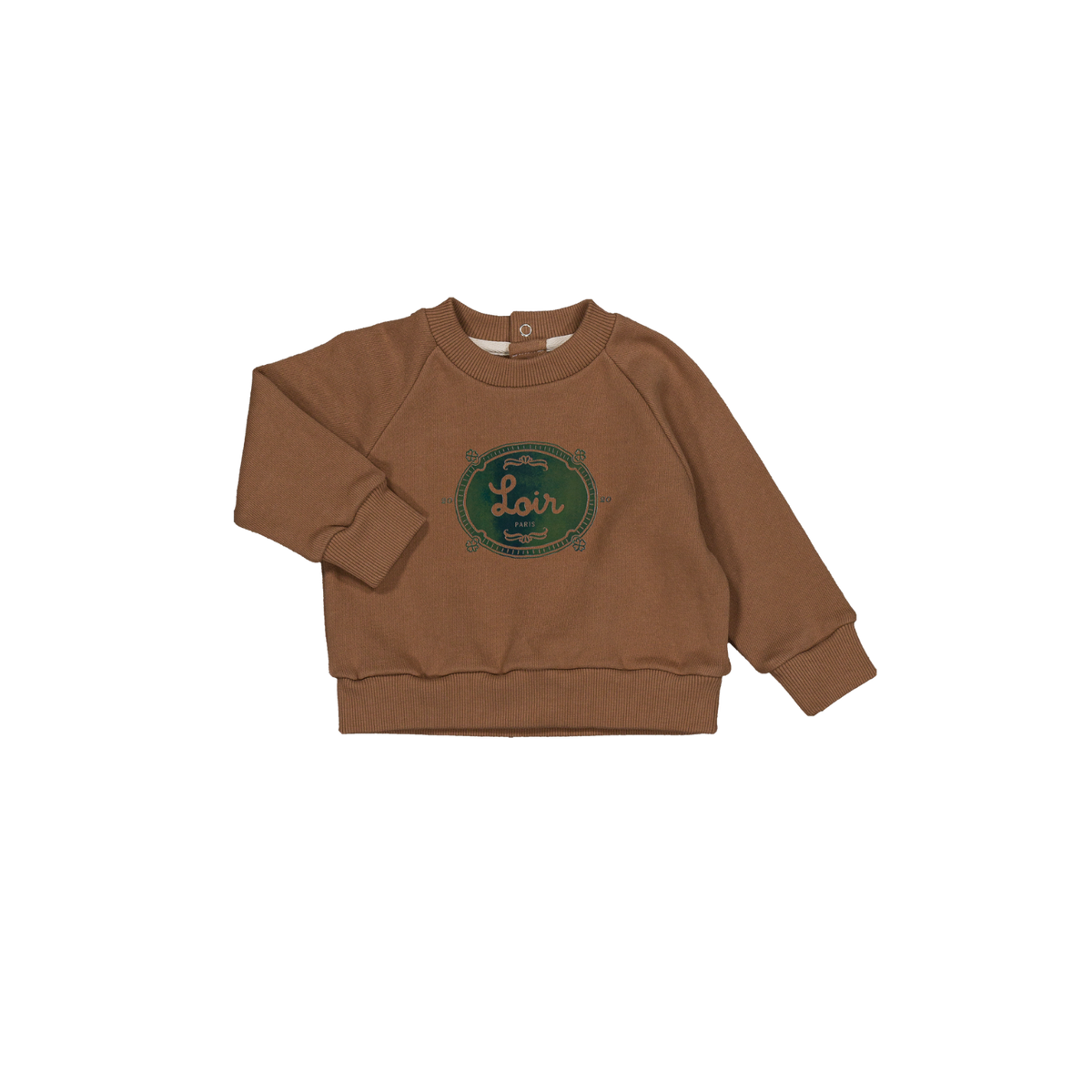 Sweat Écusson - Brun