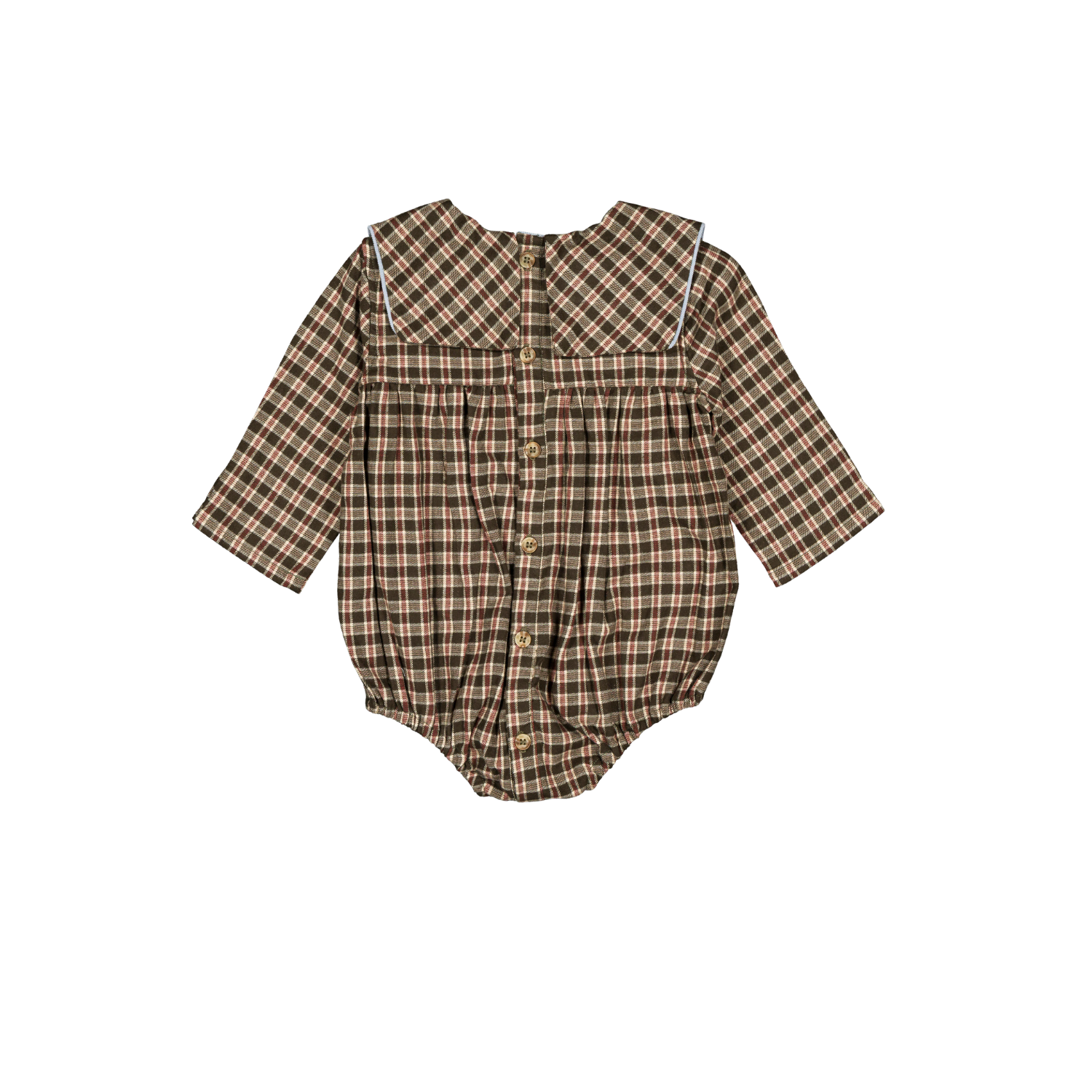 Barboteuse Sisi - Tartan gris