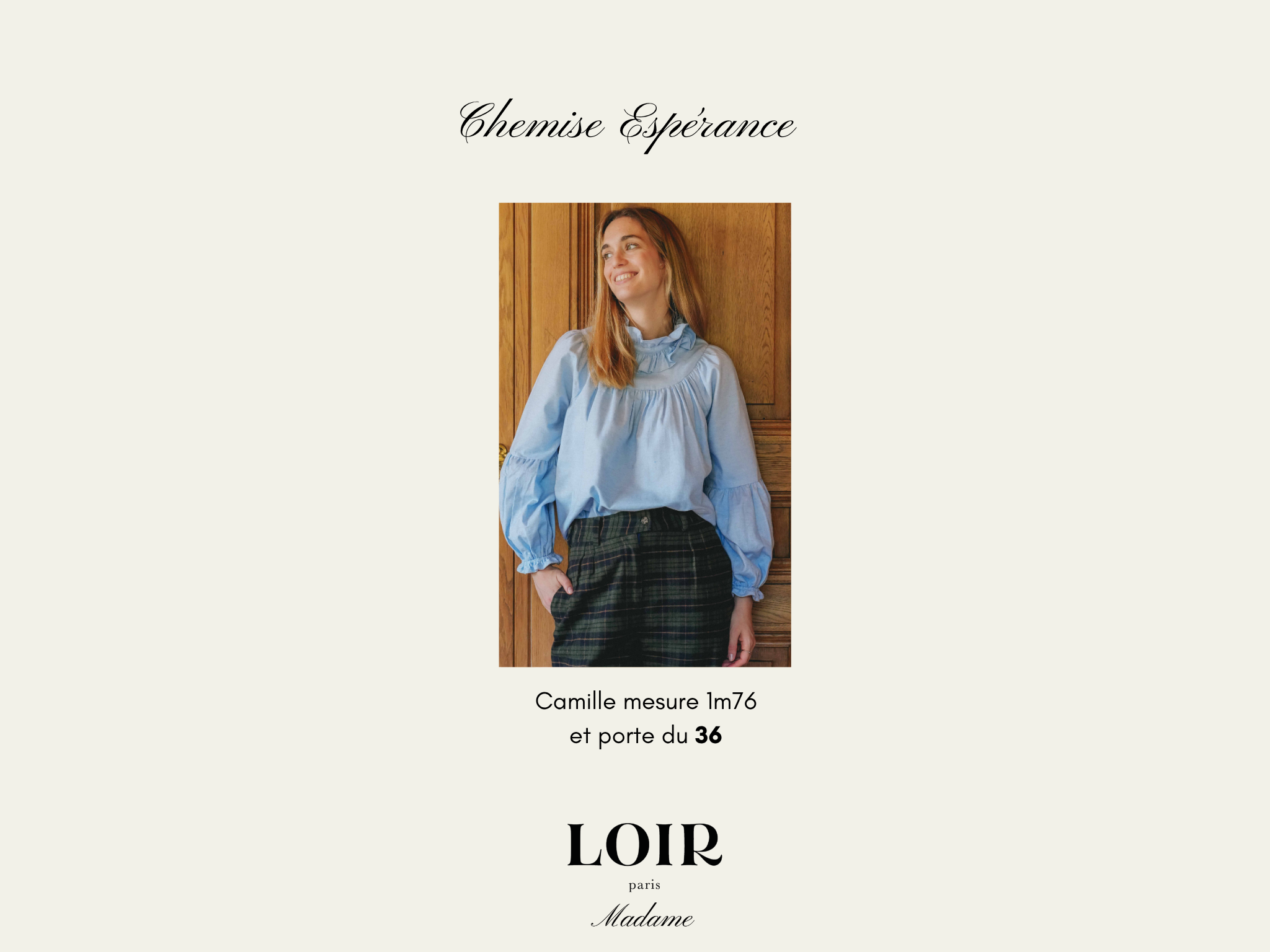 Blouse ESPERANCE - Pivoines