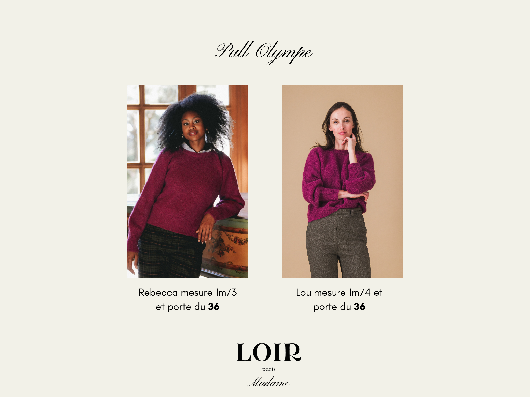 Pullover OLYMPE - Brun léger