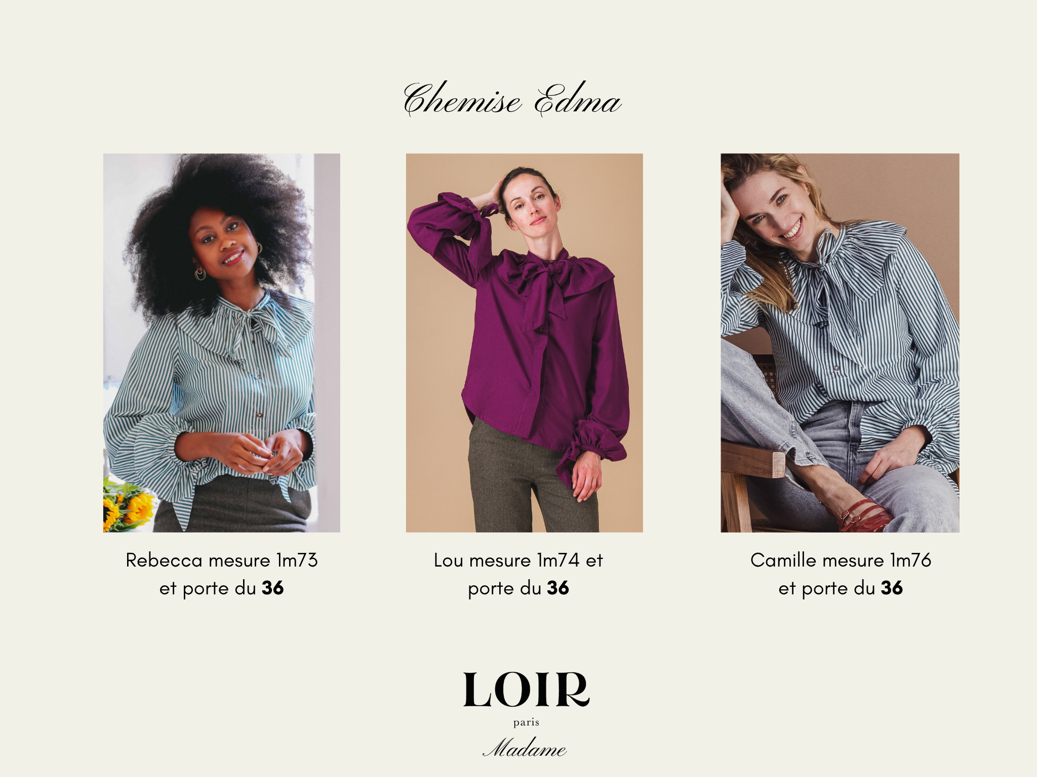 Chemise EDMA - Prune