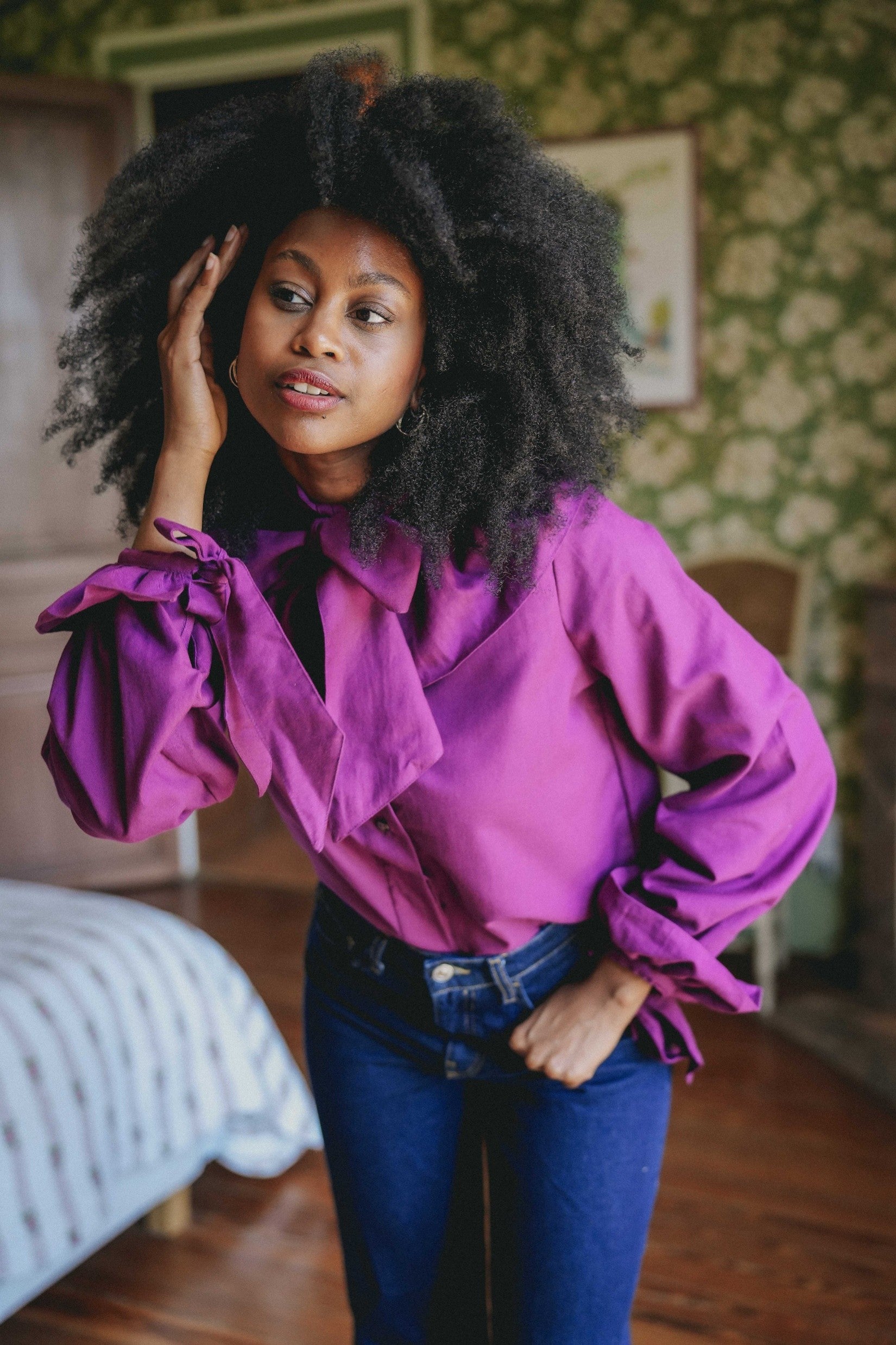 Chemise EDMA - Prune