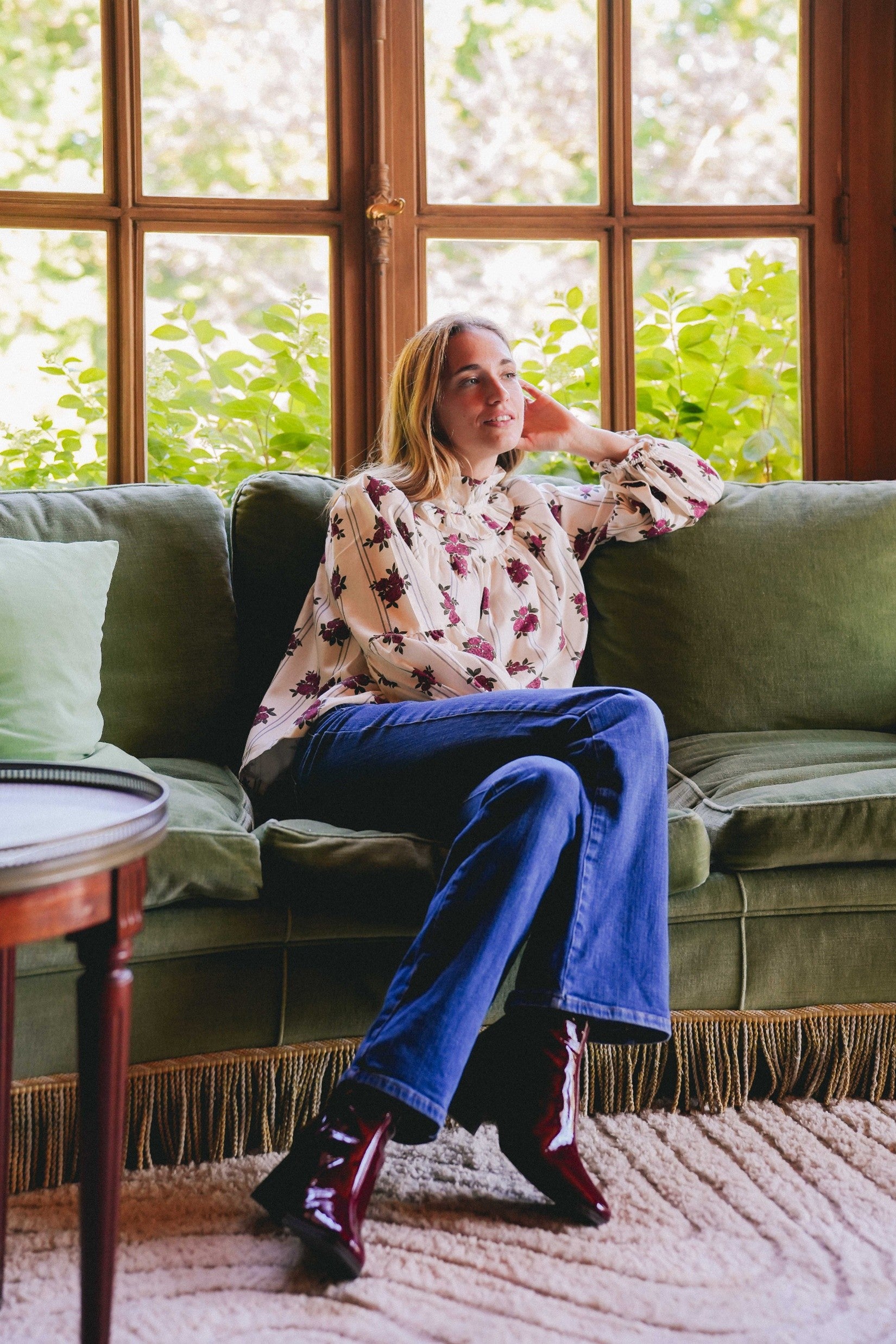 Blouse ESPERANCE - Pivoines