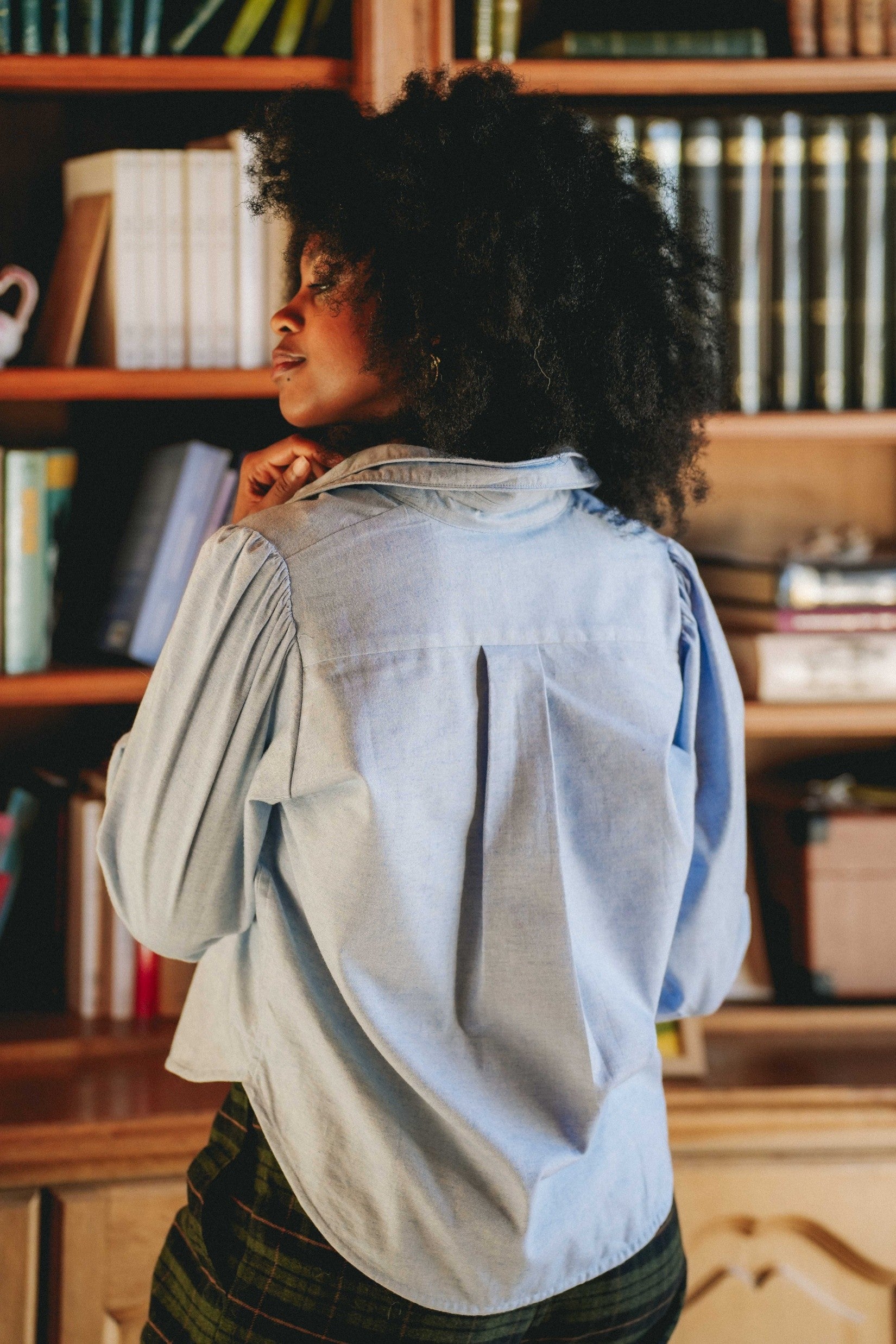 Chemise LOUISA - Twill bleu