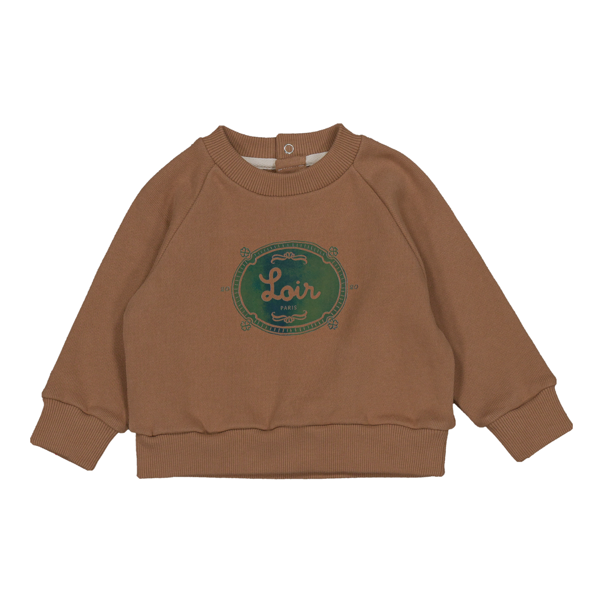 Sweat Écusson - Brun