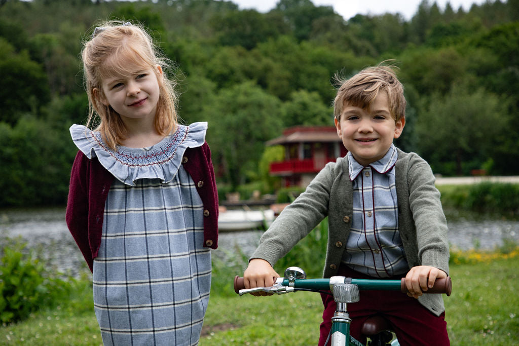 Chemise Feodor - Tartan ciel