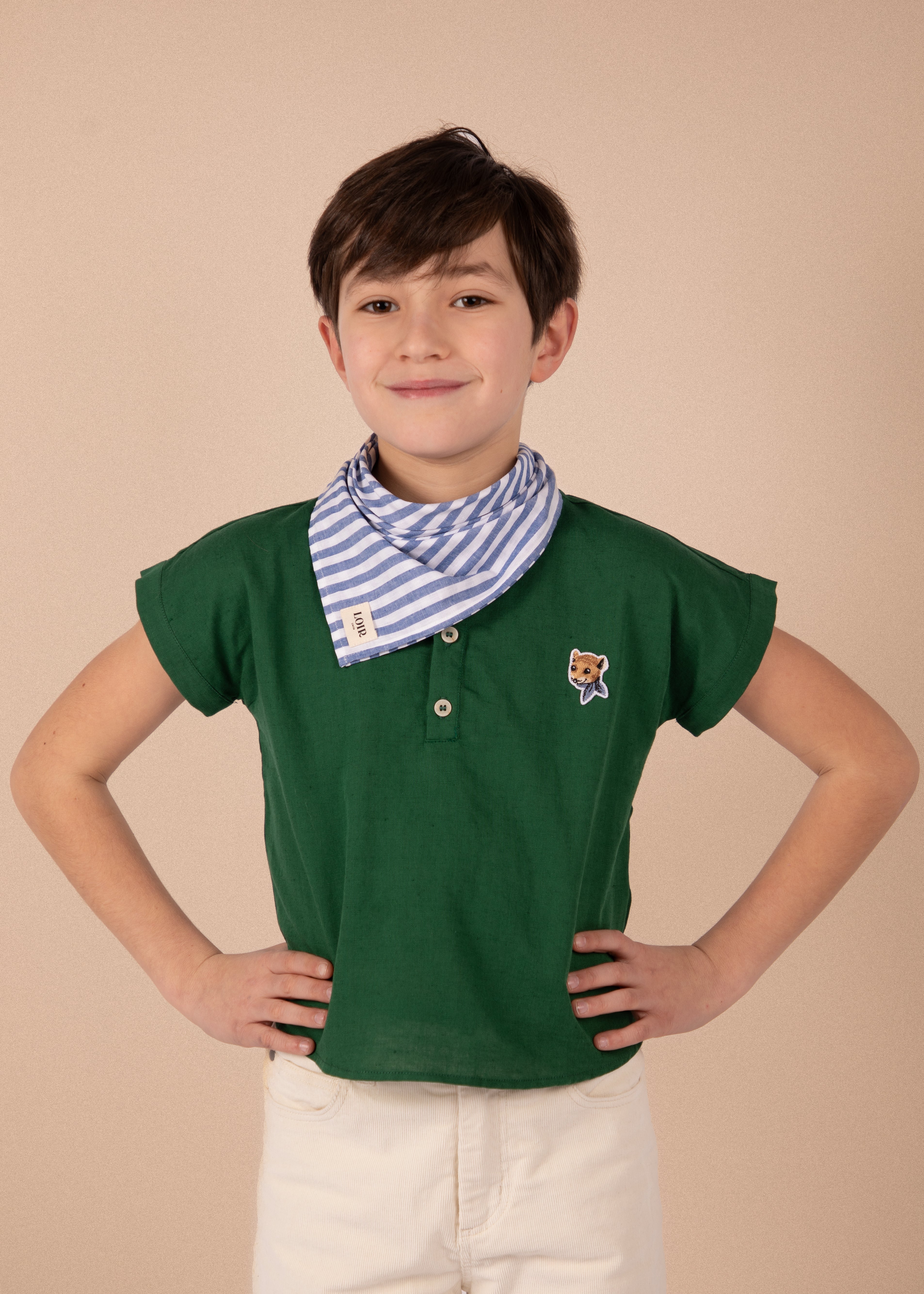 Blouse T - Lin vert eden