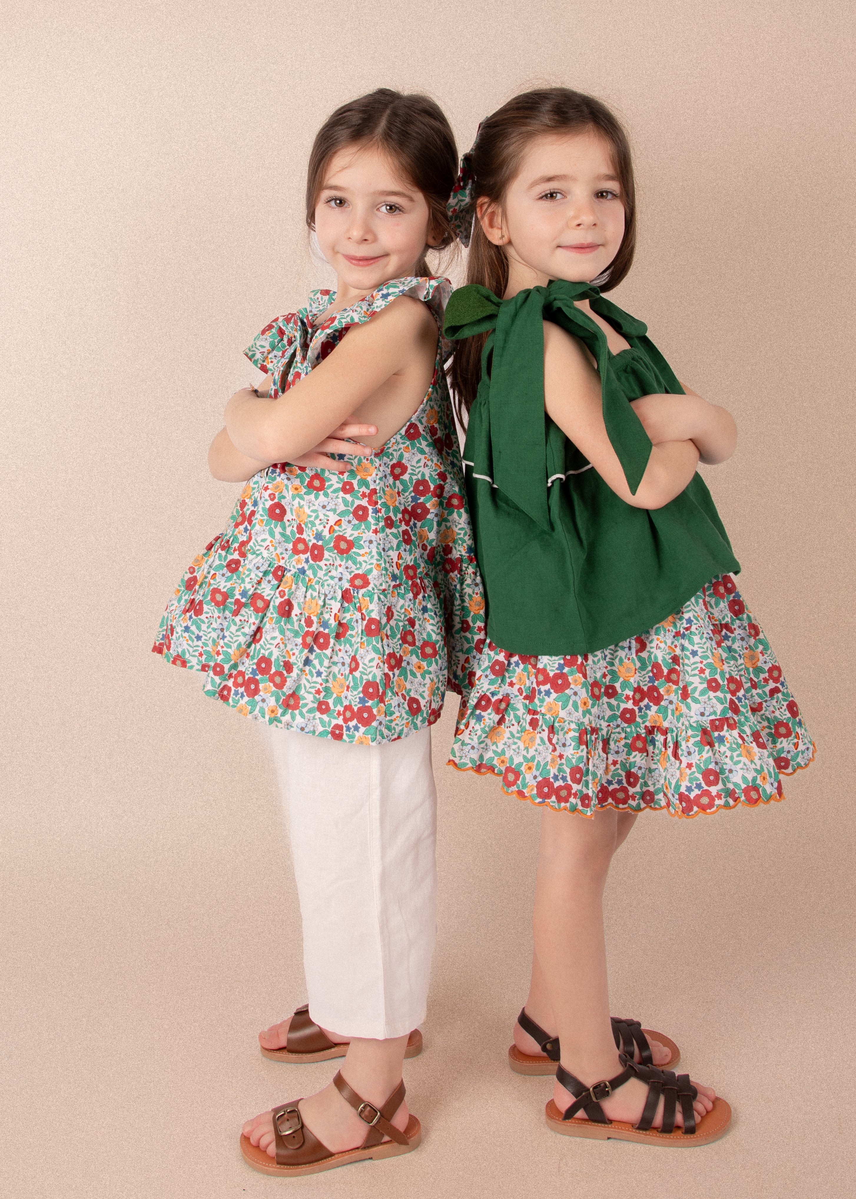 Blouse Castille - Lin vert eden