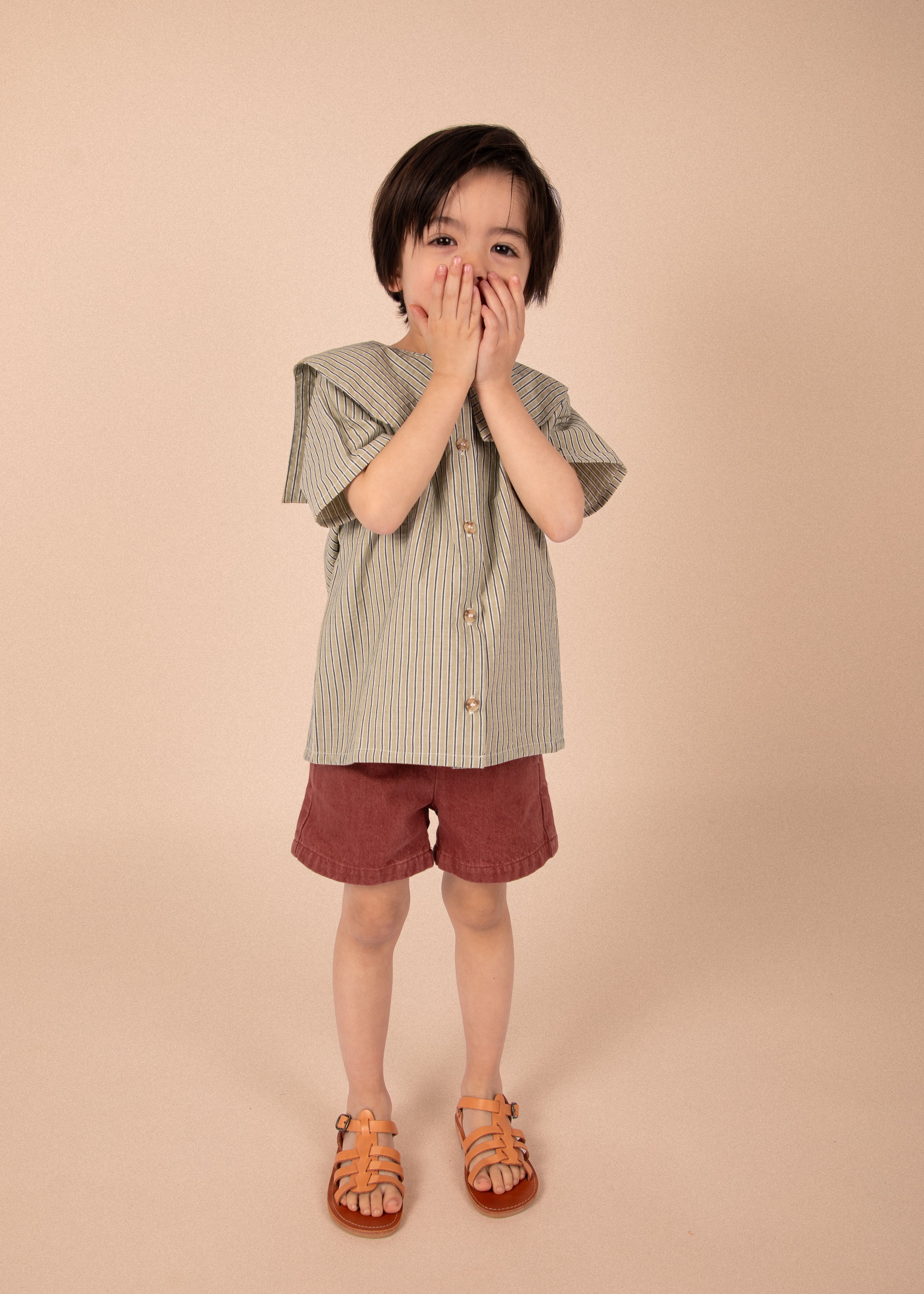 Chemise Lorette - Rayures menthe