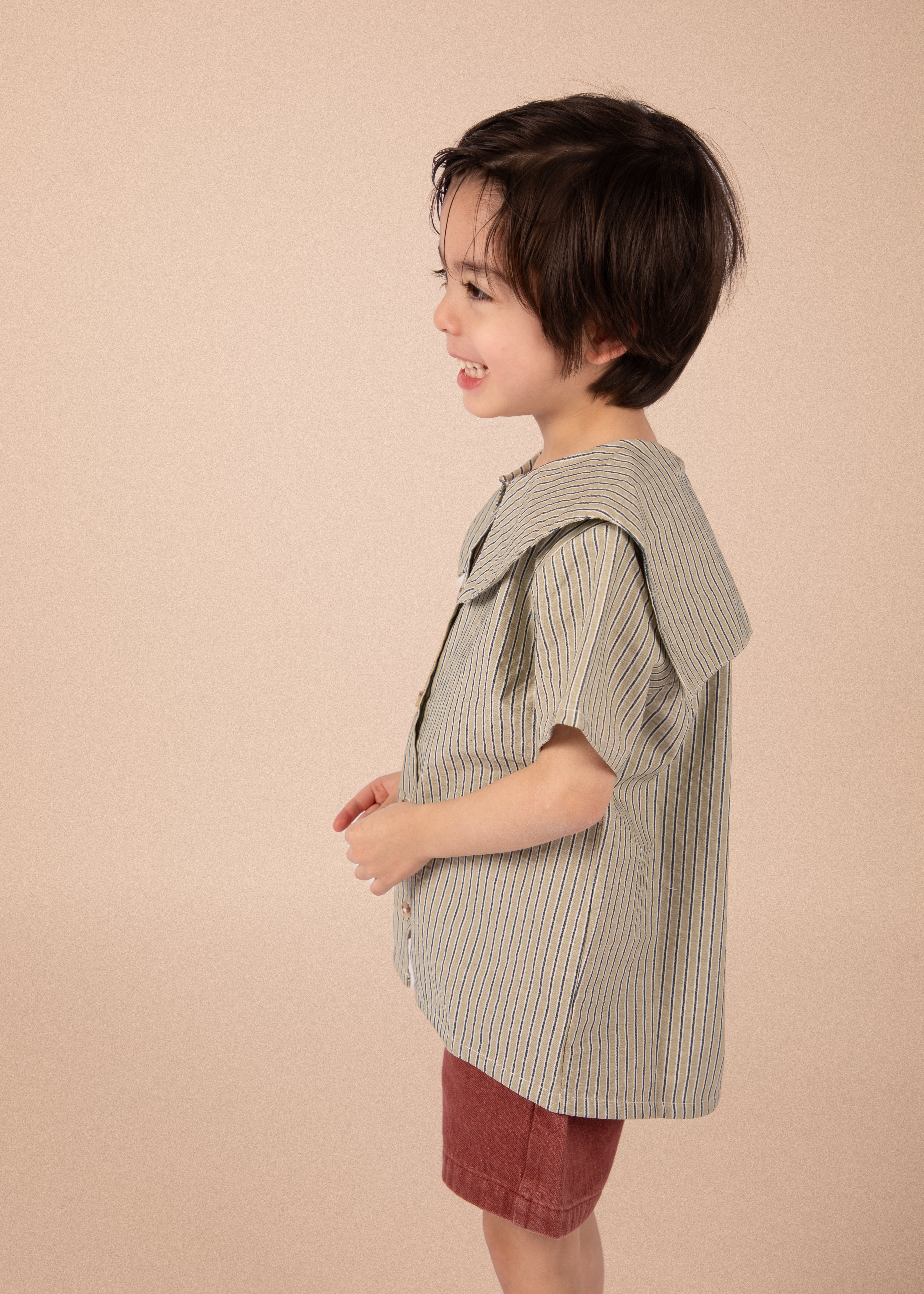 Chemise Lorette - Rayures menthe