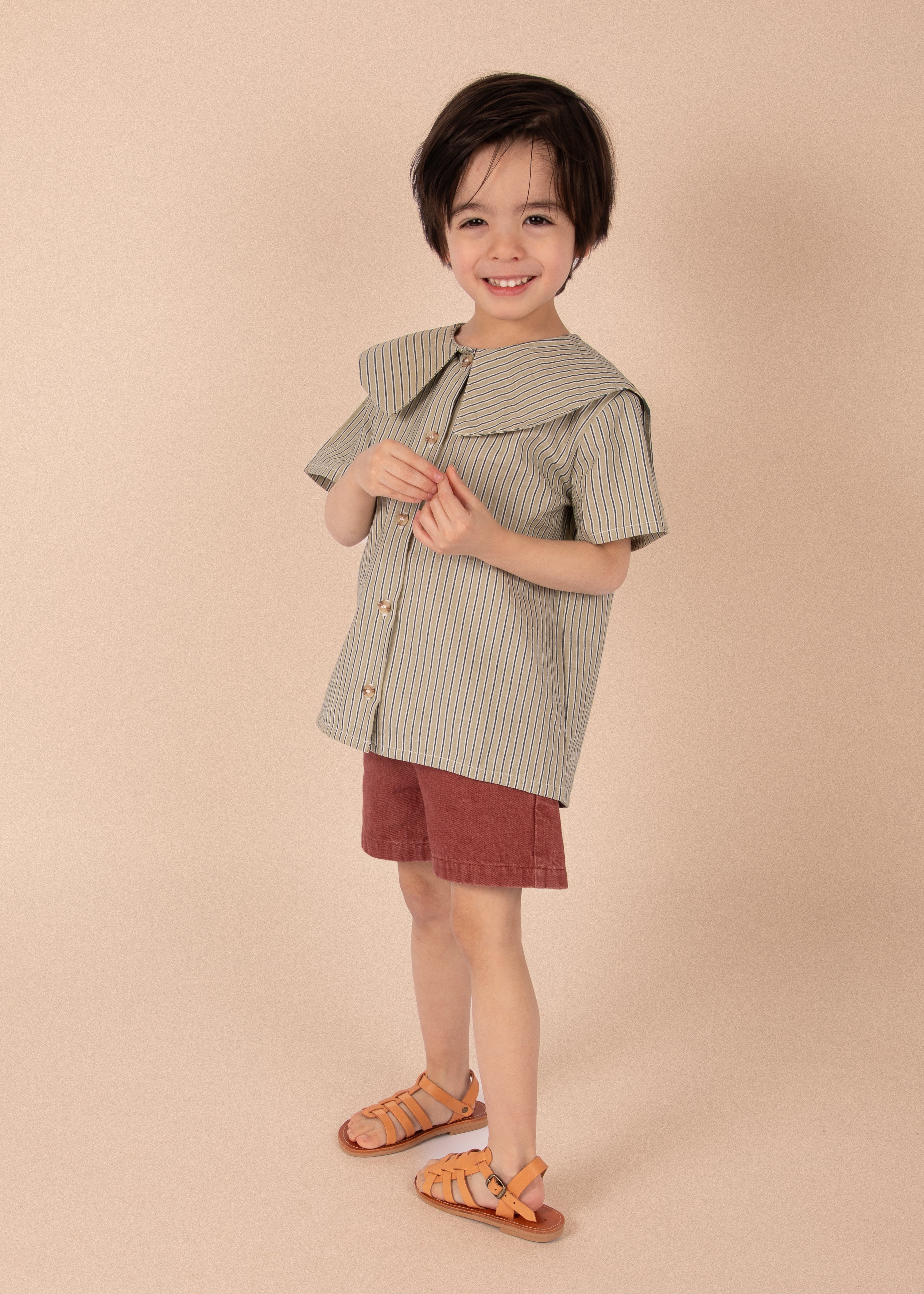 Chemise Lorette - Rayures menthe