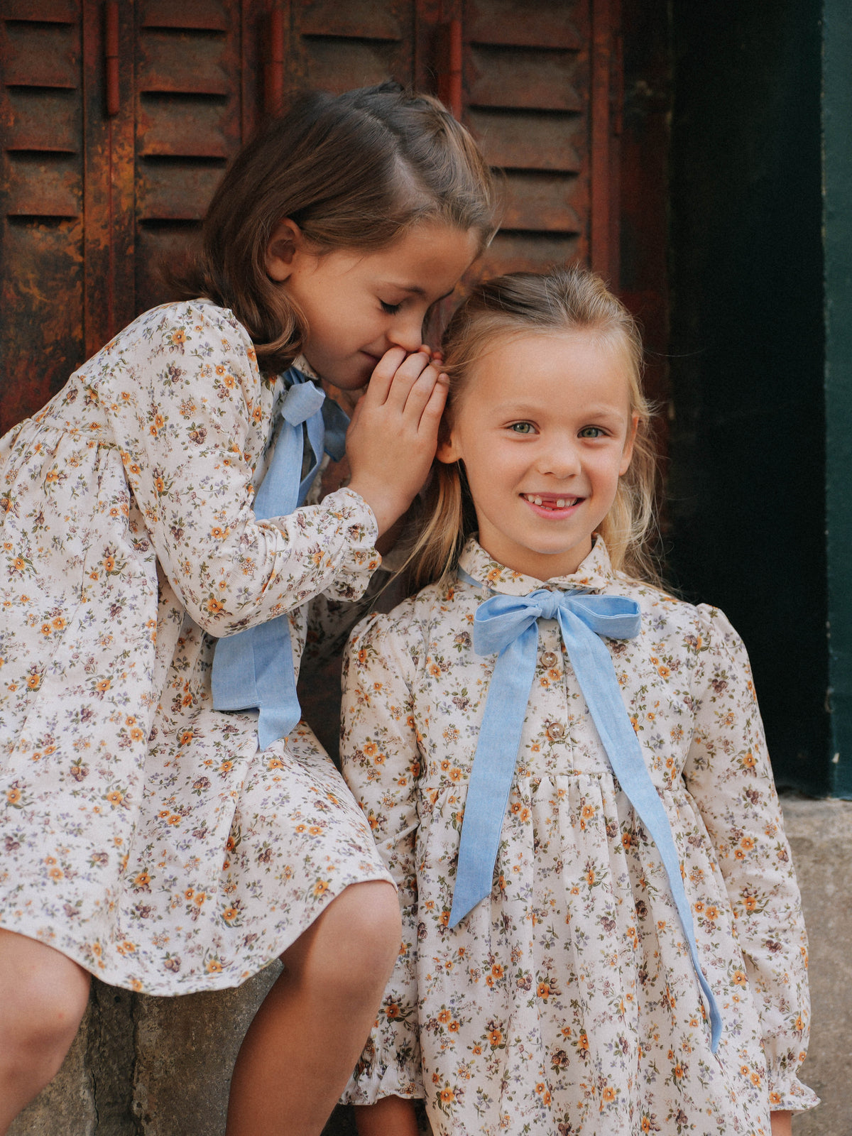 Robe Elise - Velours Fleuri