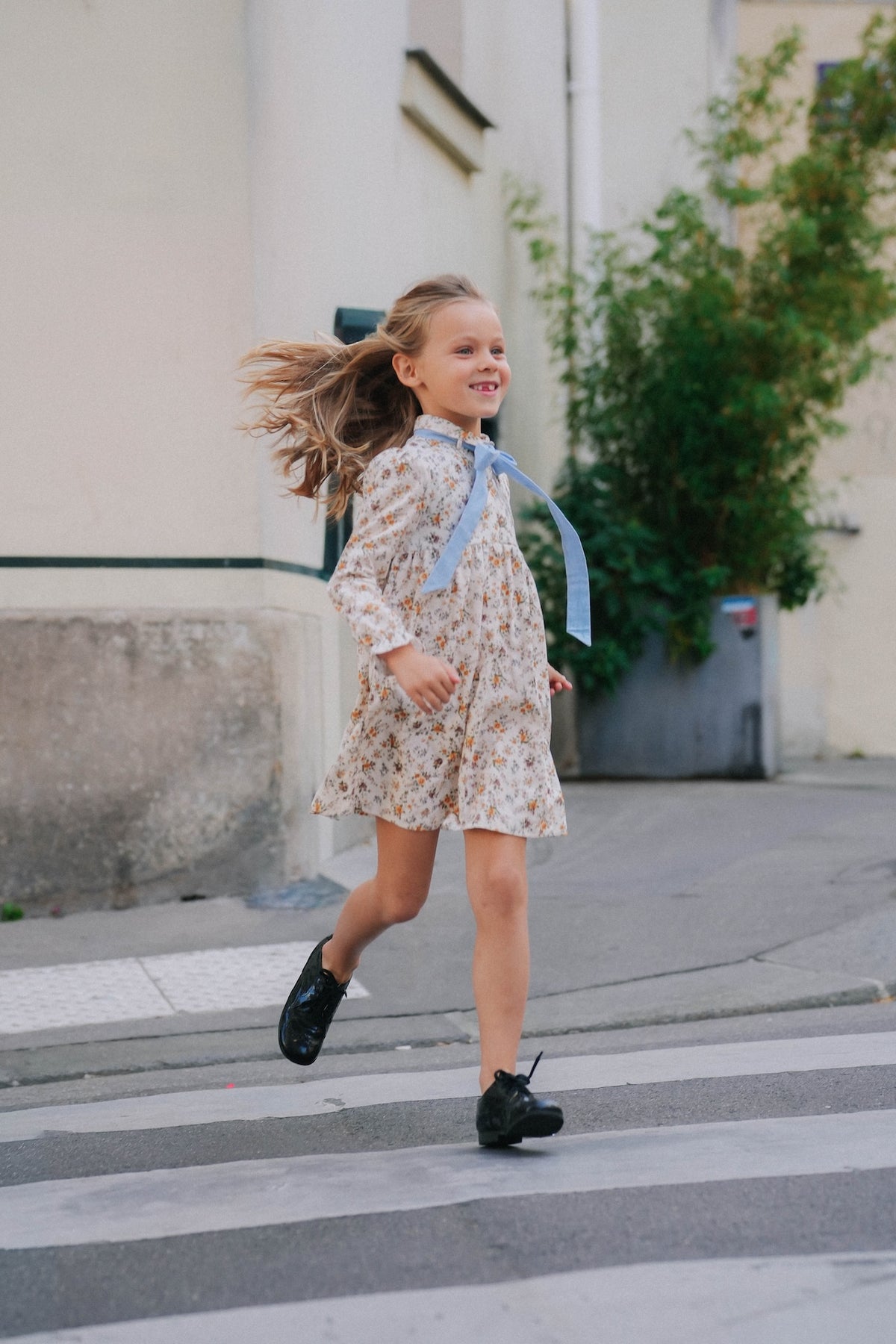 Robe Elise - Velours Fleuri