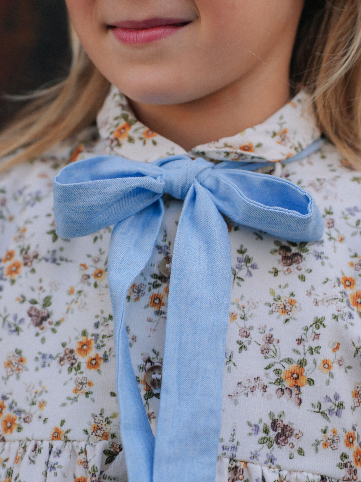Robe Elise - Velours Fleuri