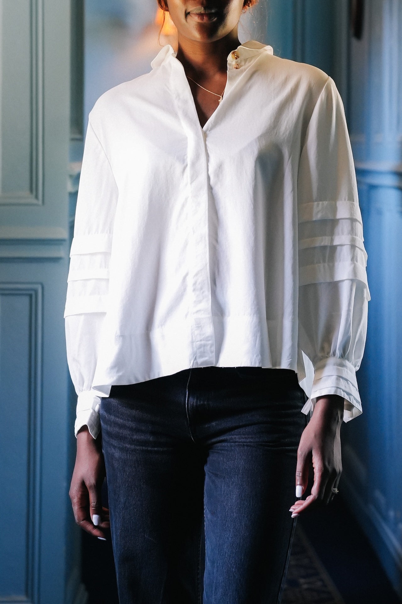 BLOUSE CLAUDIA - Blanc