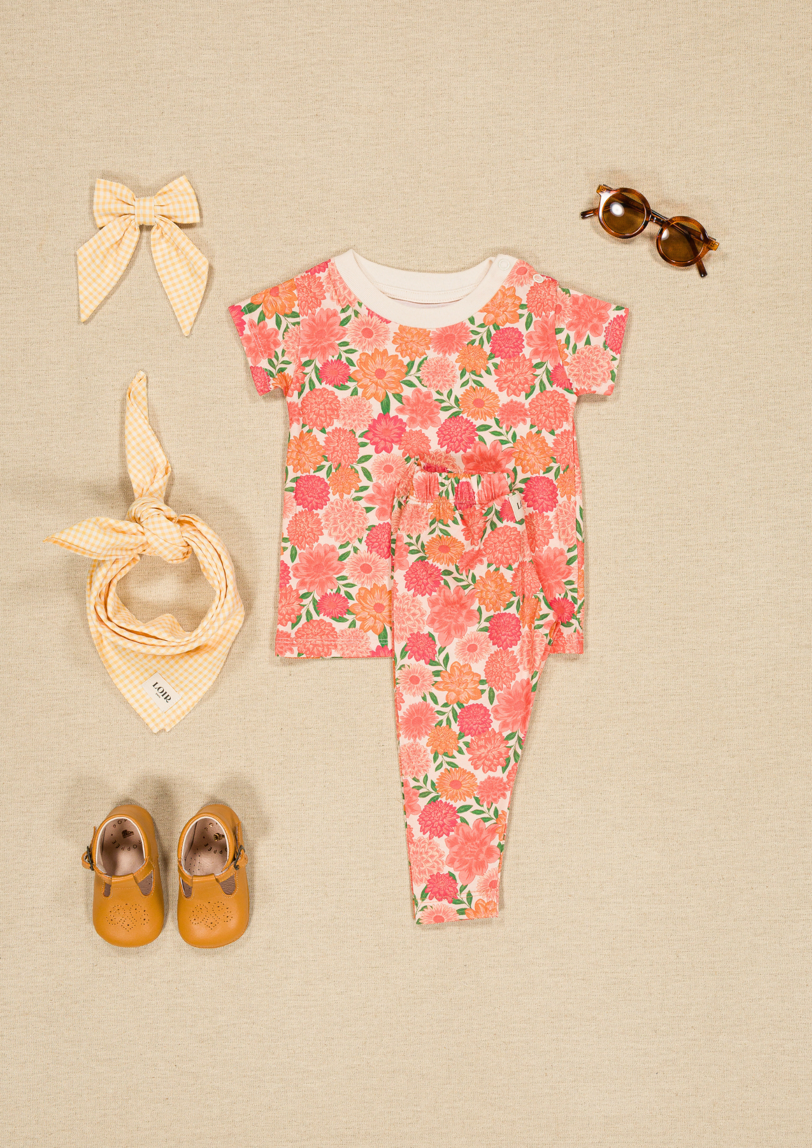 Legging Léopold - Pivoine